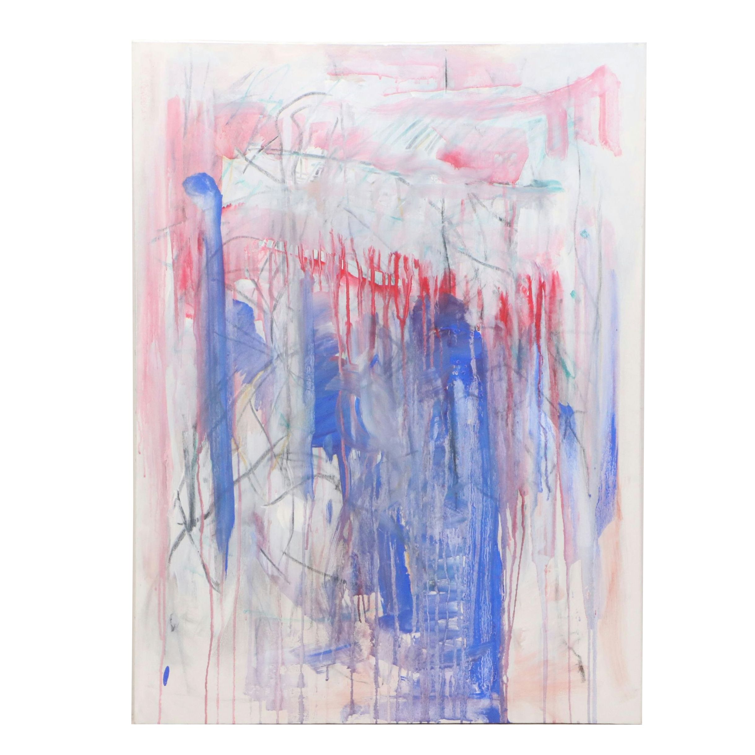 Jack Meanwell Oil Painting on Canvas, Late 20th Century