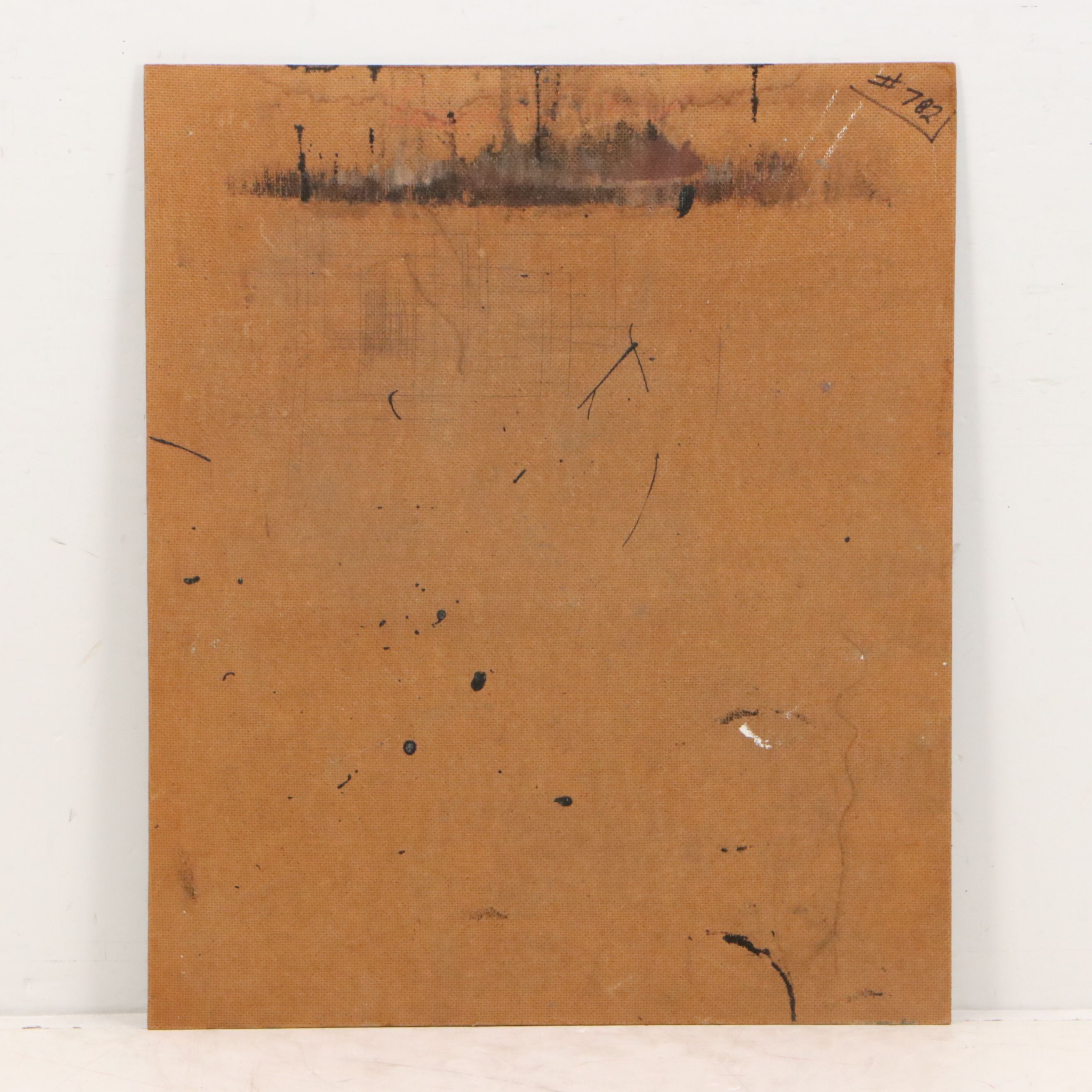 Jack Meanwell Oil Painting of Seated Figure, Late 20th Century