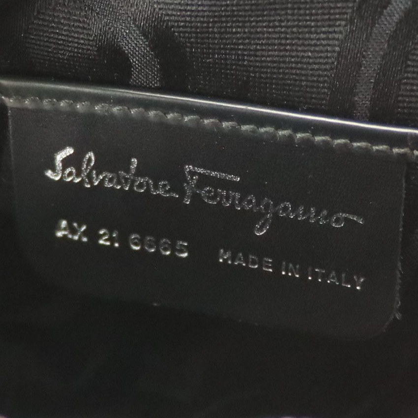 Salvatore Ferragamo Top Handle Mini Dome Bag in Patent Leather