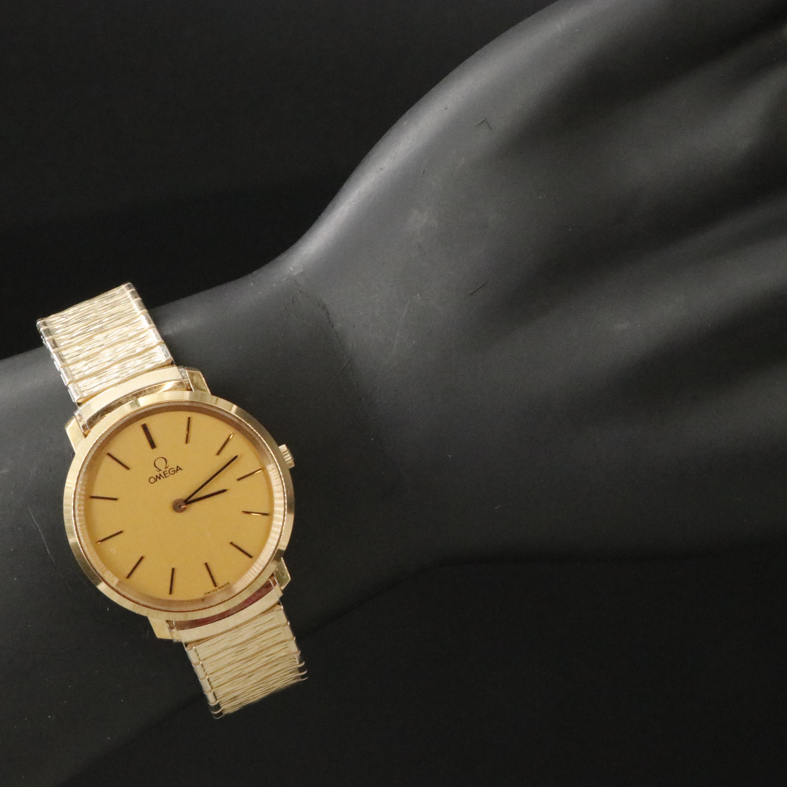 Omega DeVille Gold-Plated Vintage Watch c.1973