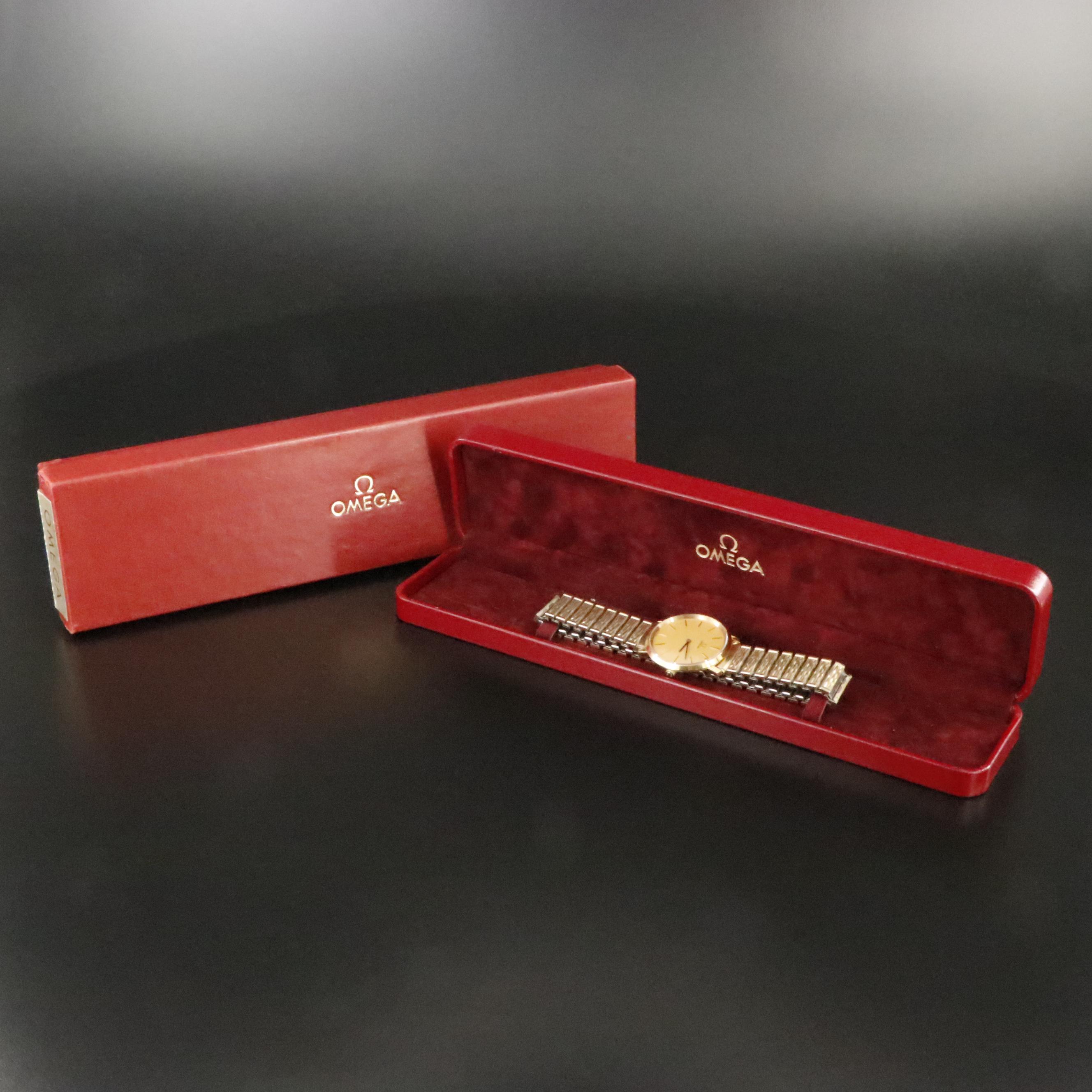 Omega DeVille Gold-Plated Vintage Watch c.1973