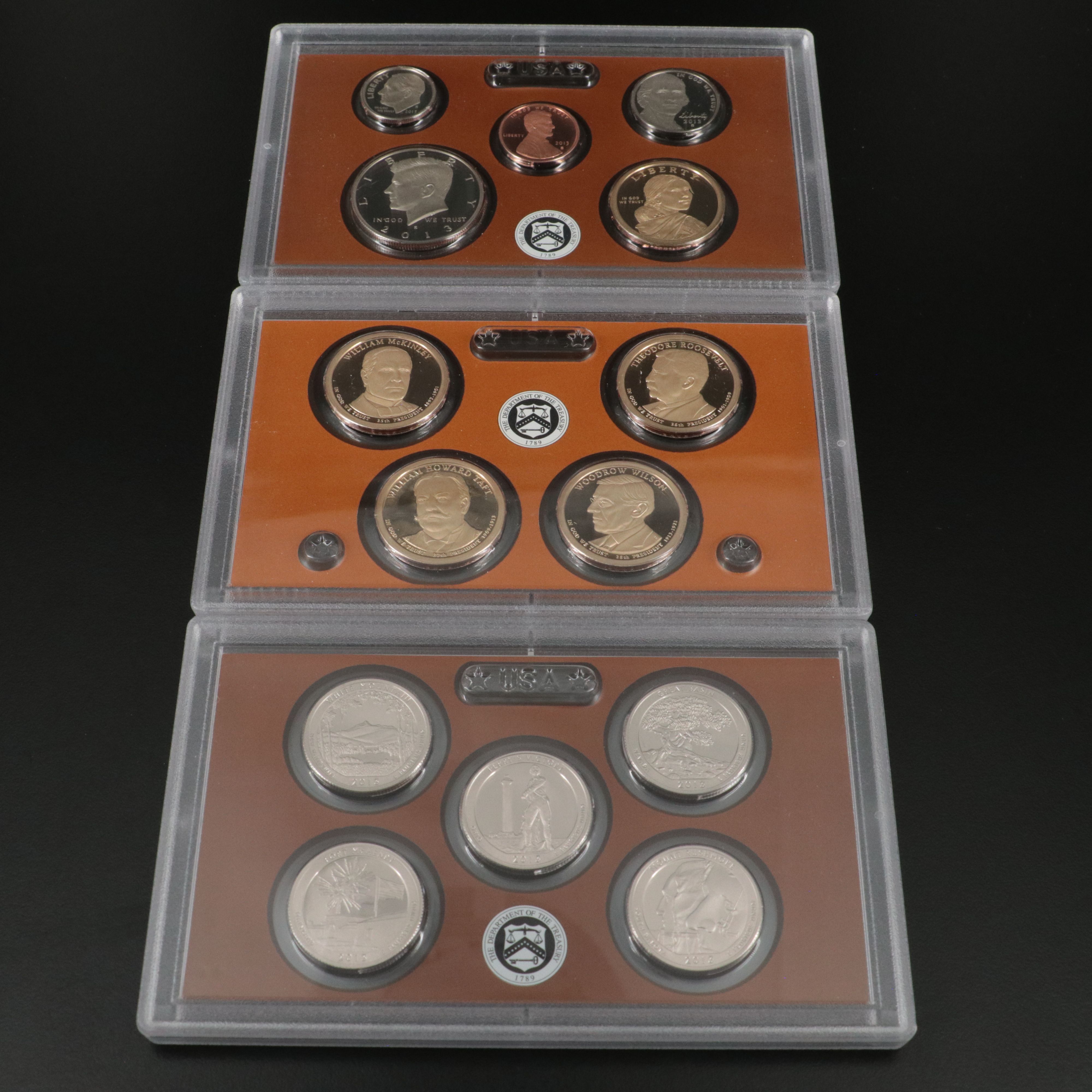 Four Modern U.S. Proof Sets