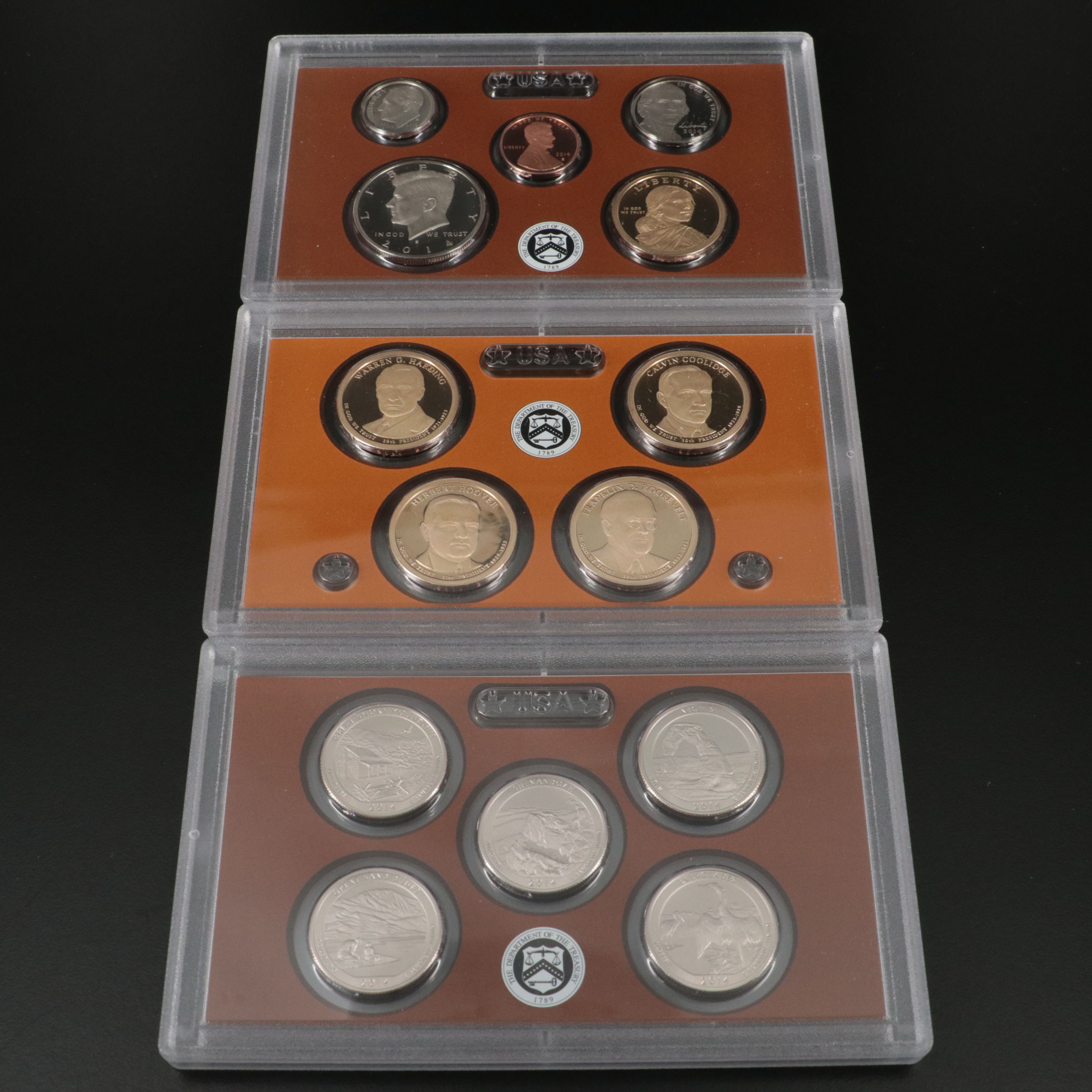 Four Modern U.S. Proof Sets