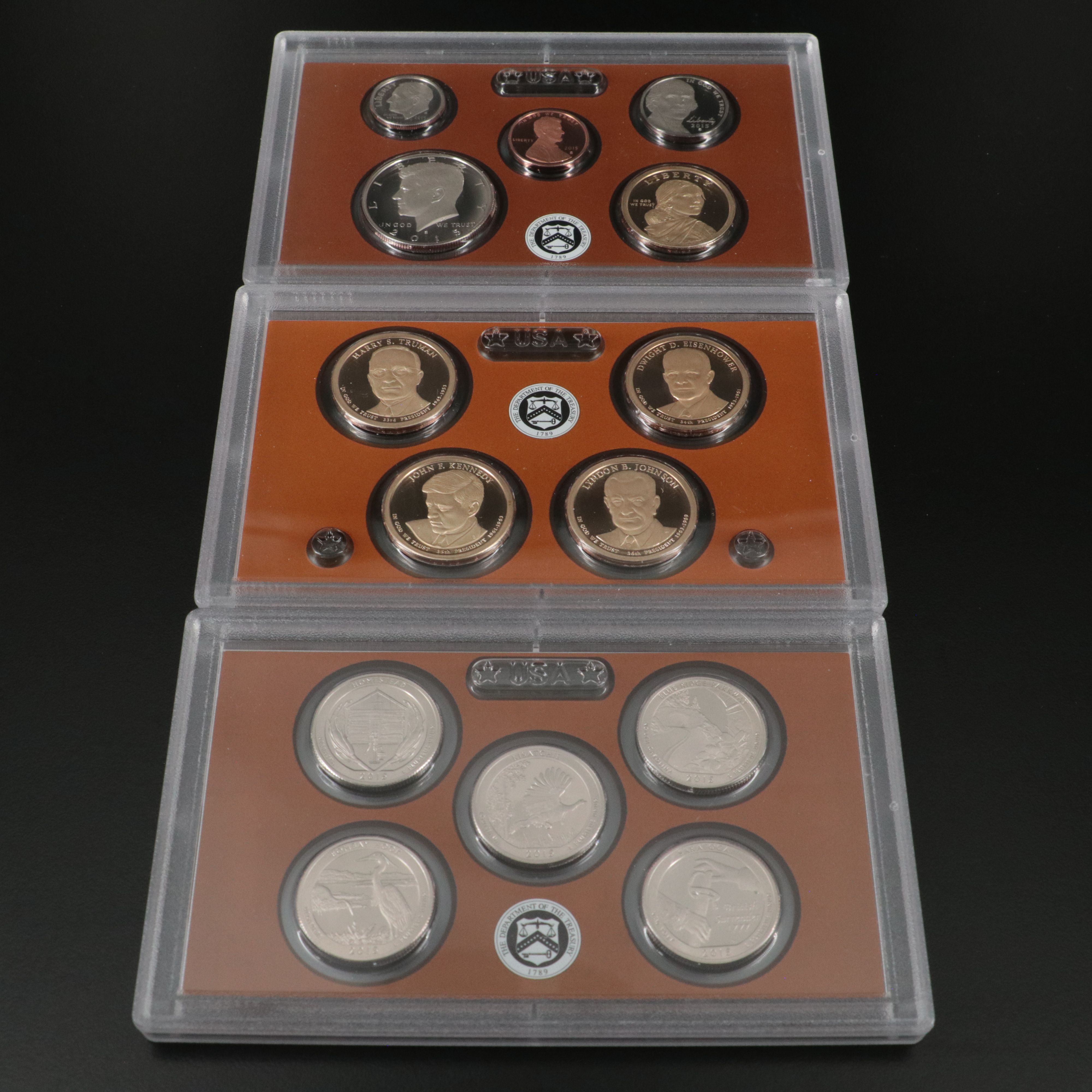 Four Modern U.S. Proof Sets
