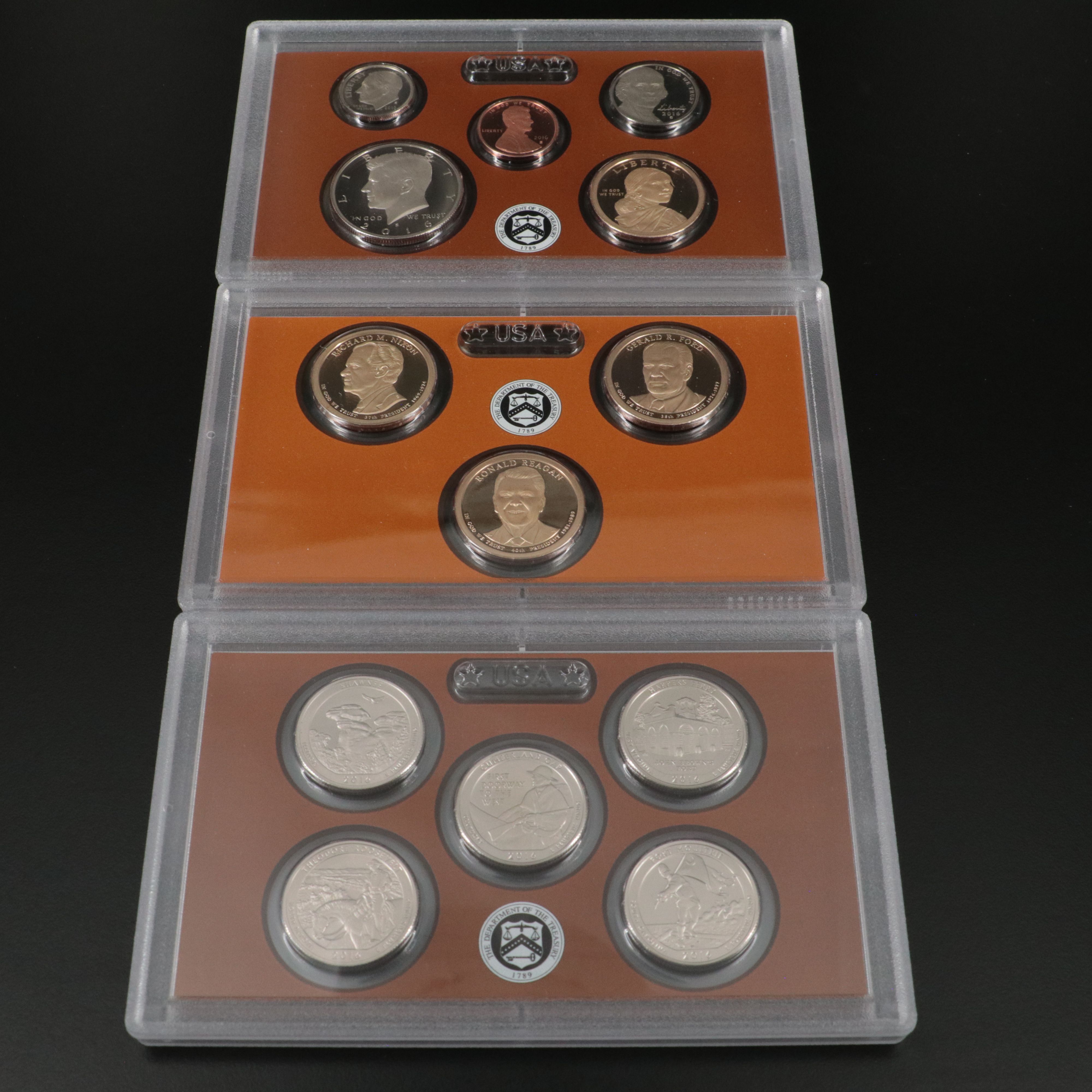 Four Modern U.S. Proof Sets