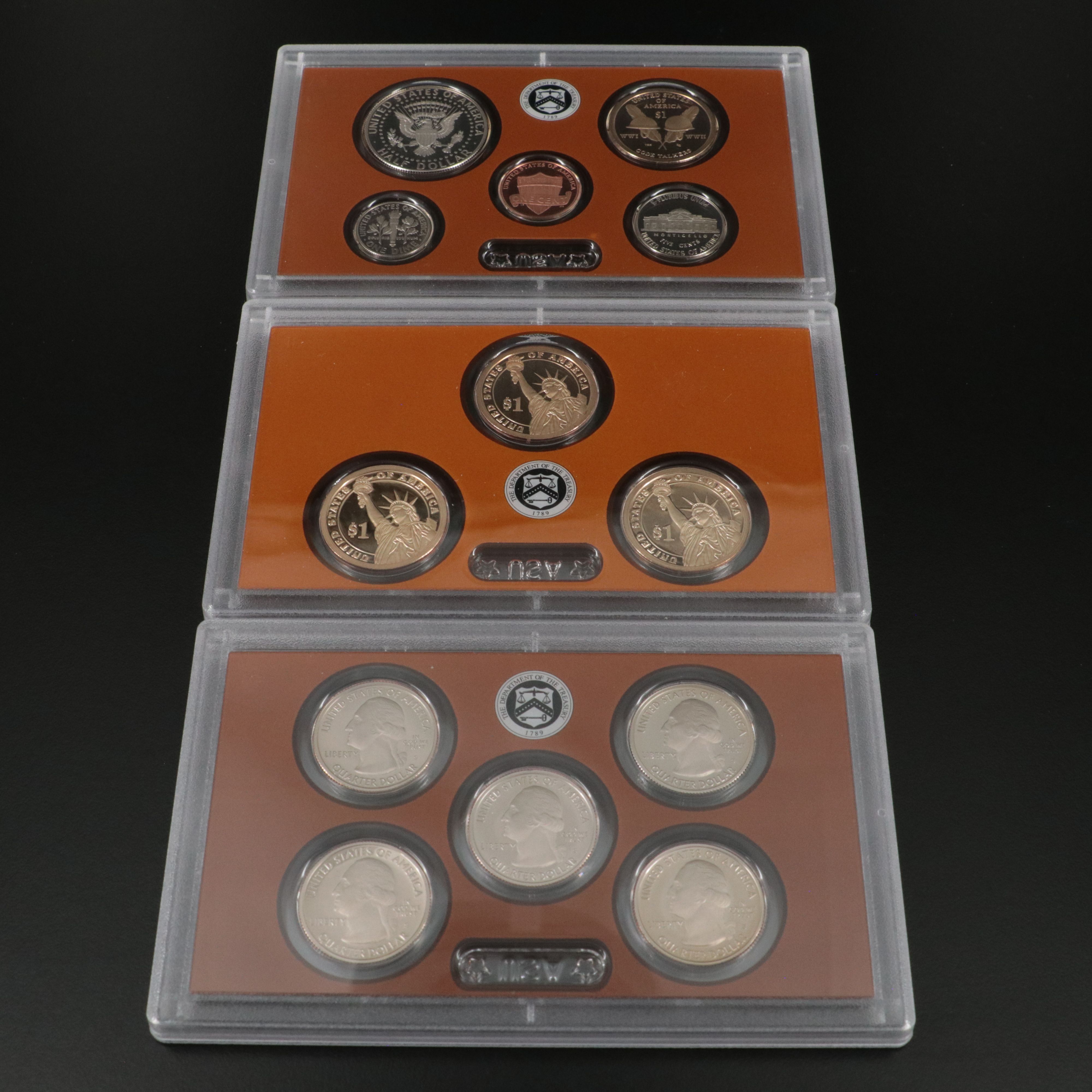 Four Modern U.S. Proof Sets