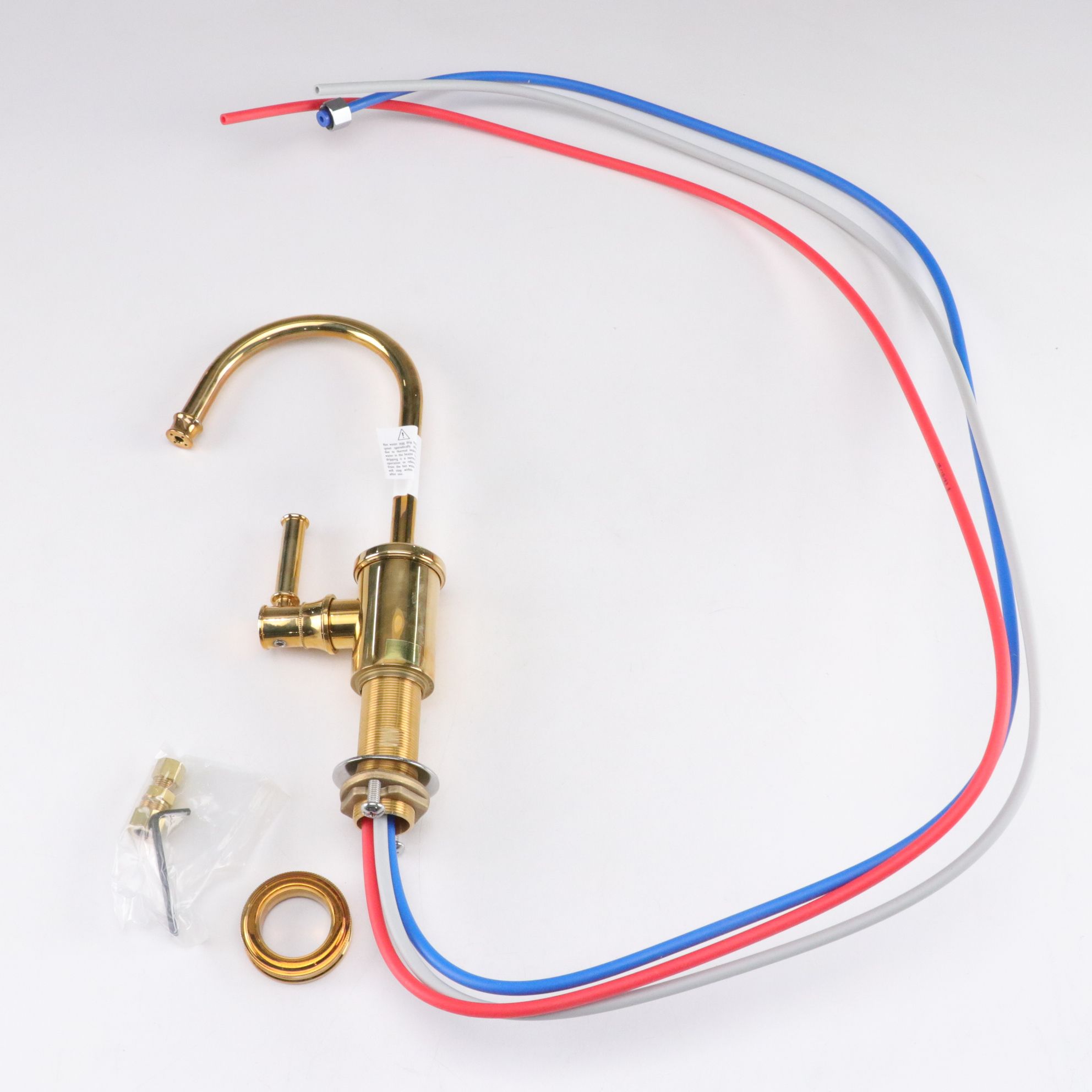 Newport Lacquered Brass Taft Pull-Down Kitchen Faucet