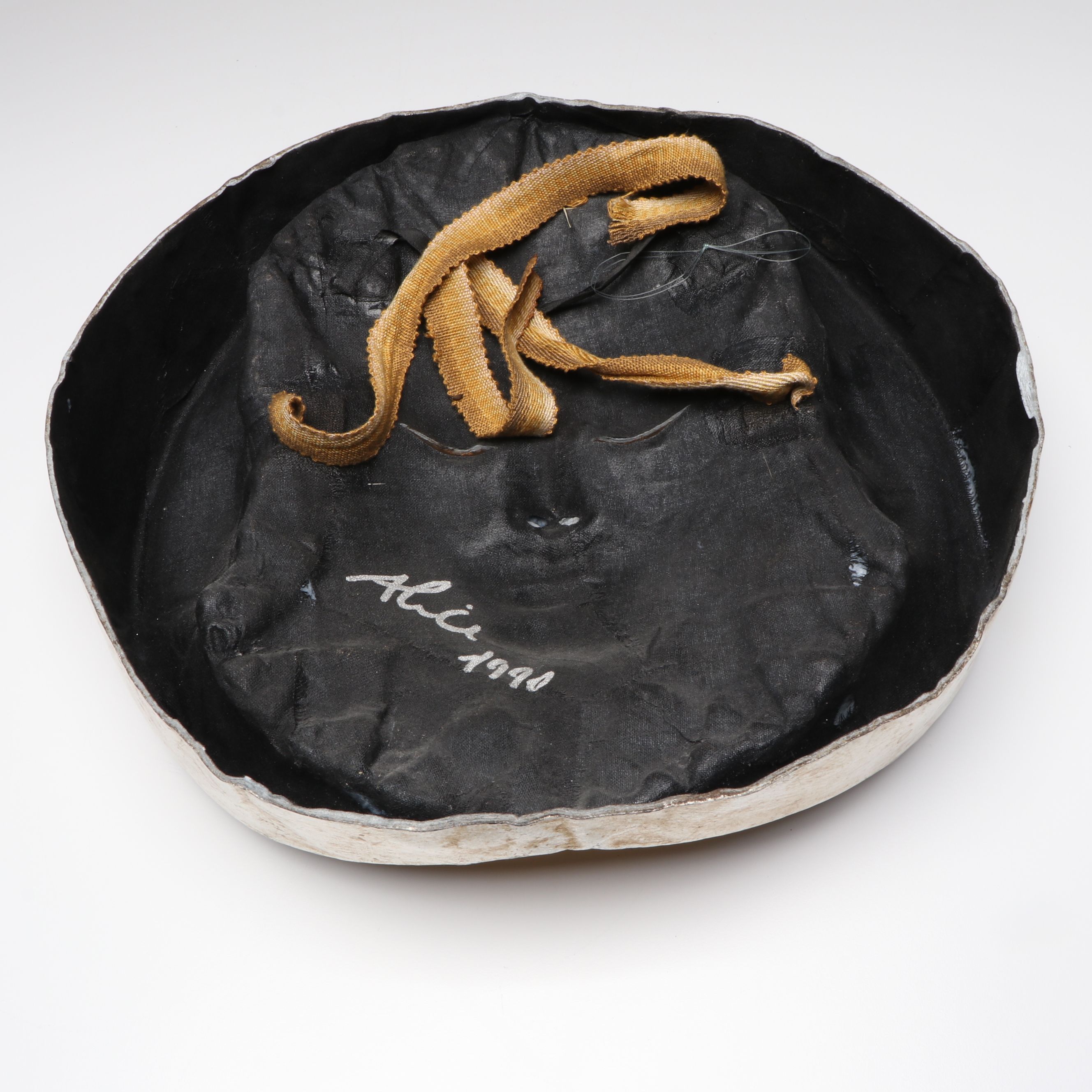 Italian Alice Sun in Moon Papier-Mâché Mask, 1990