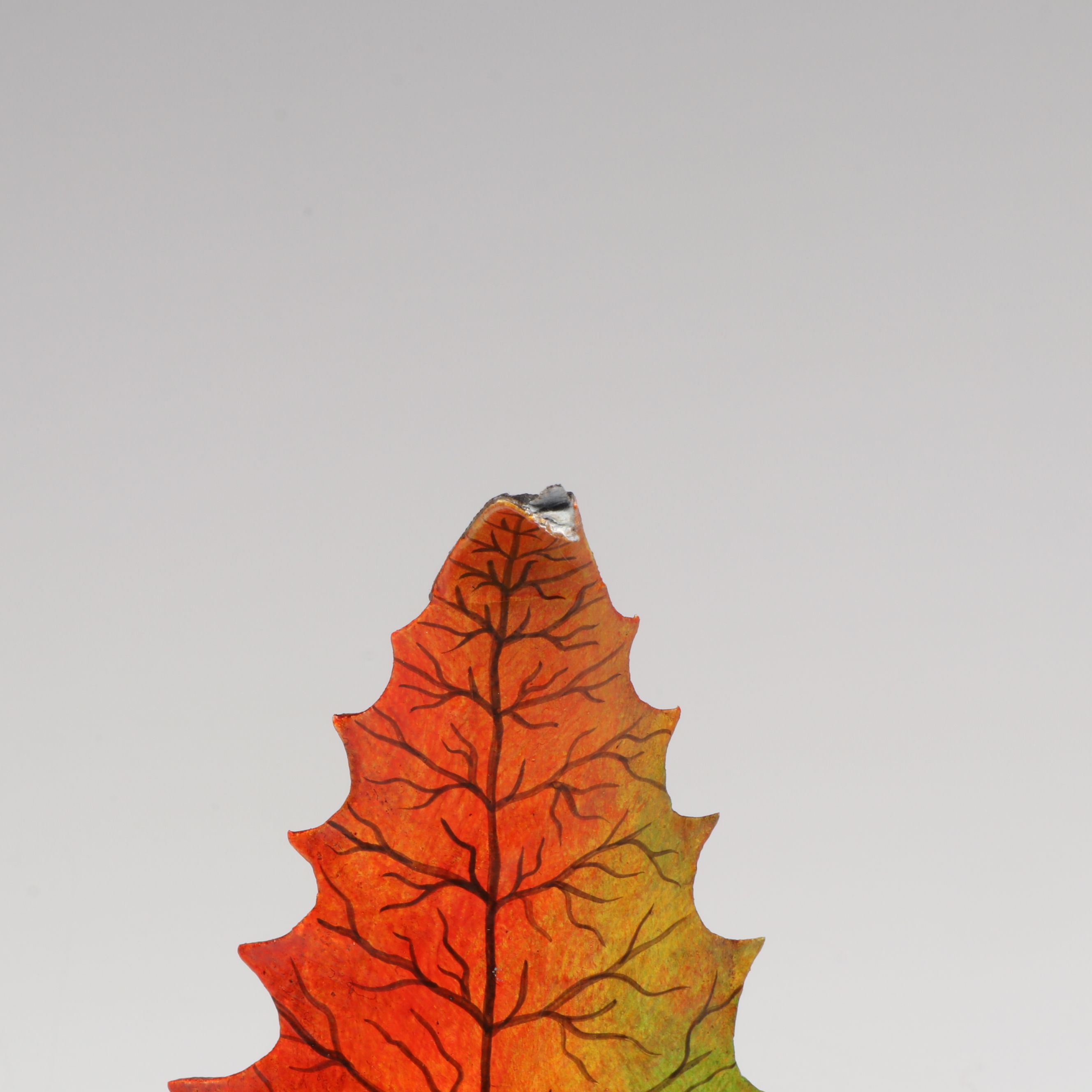 Italian Alice Handmade Papier-Mâché Leaf Mask