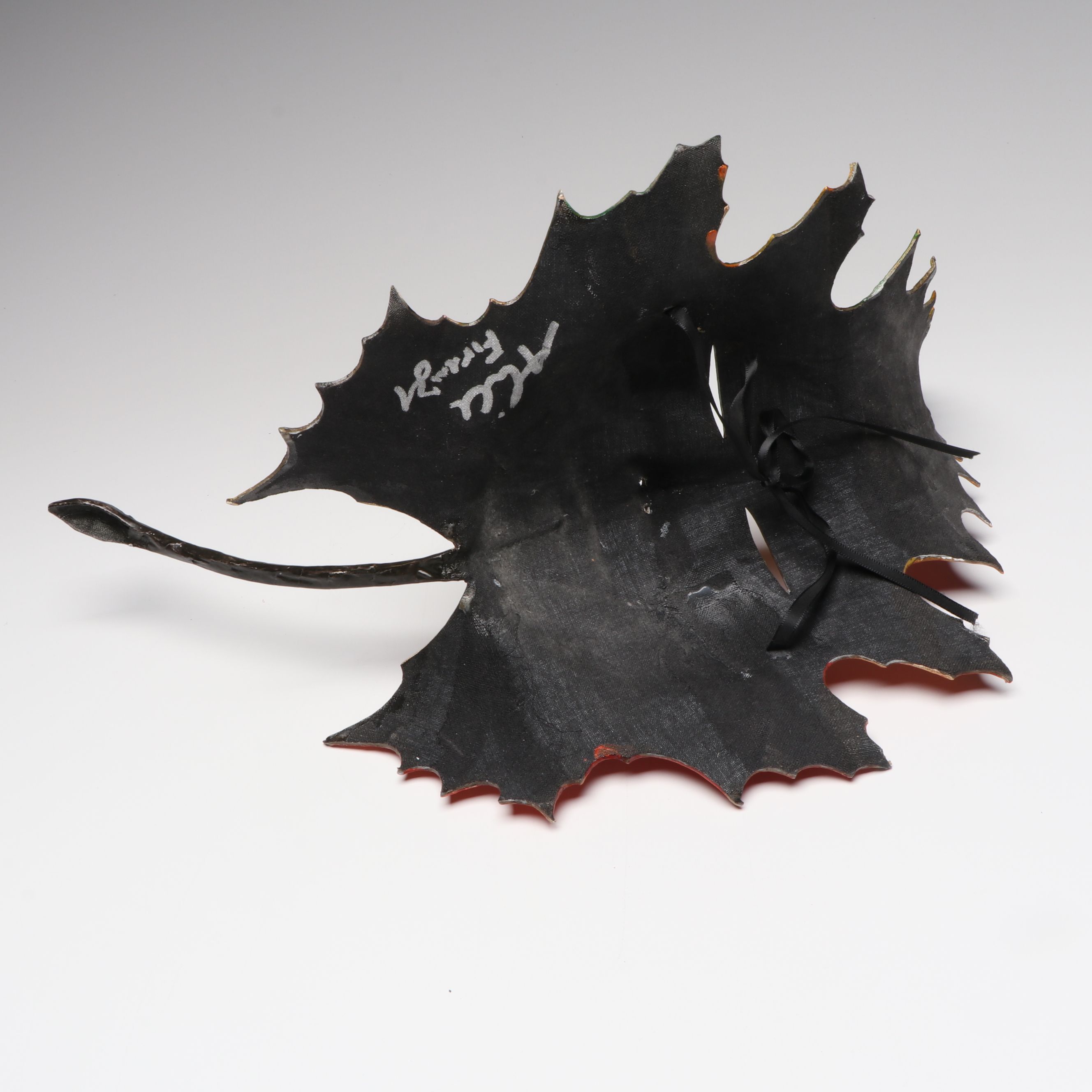 Italian Alice Handmade Papier-Mâché Leaf Mask