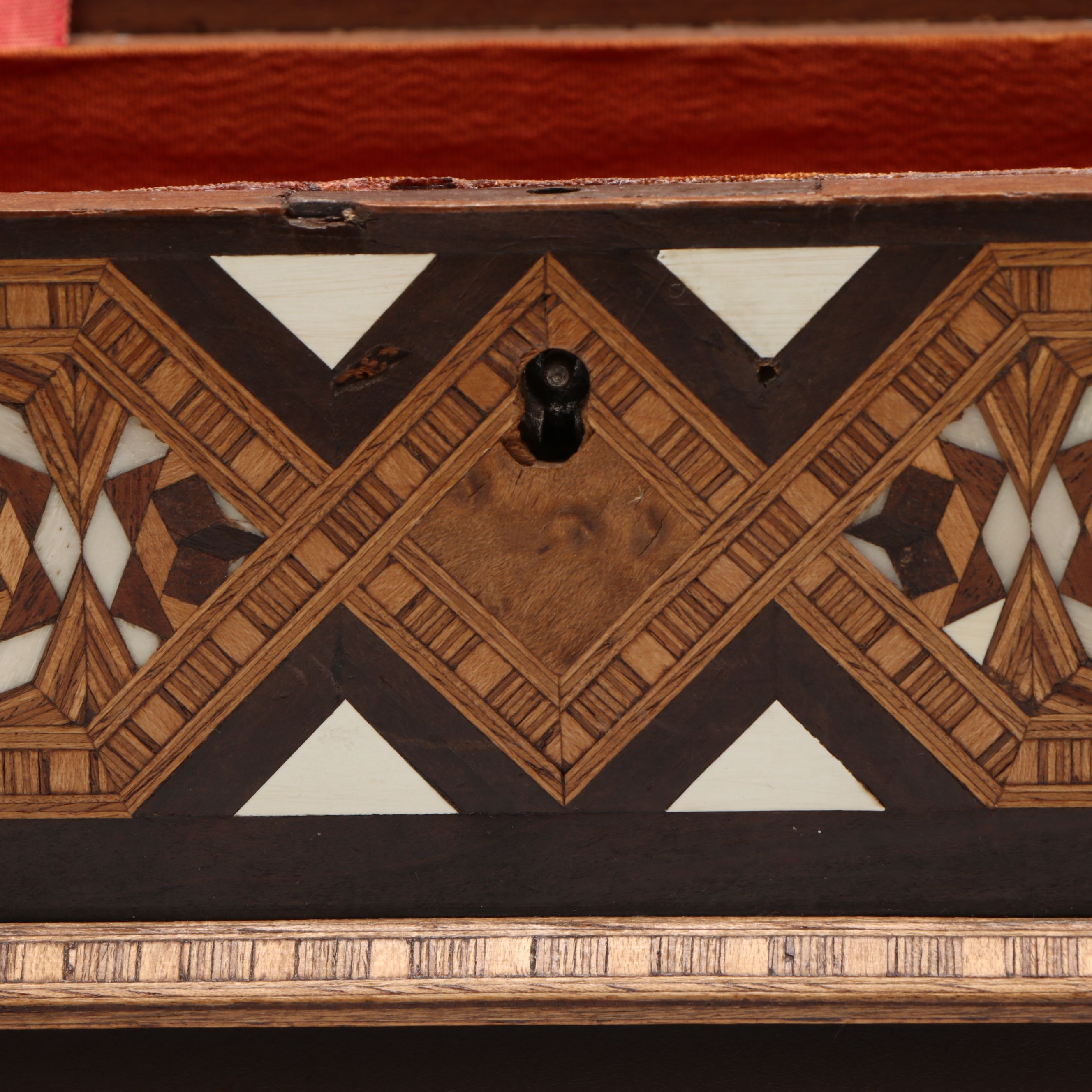 Casa Quintana Marquetry Inlaid Bone and Wood Box