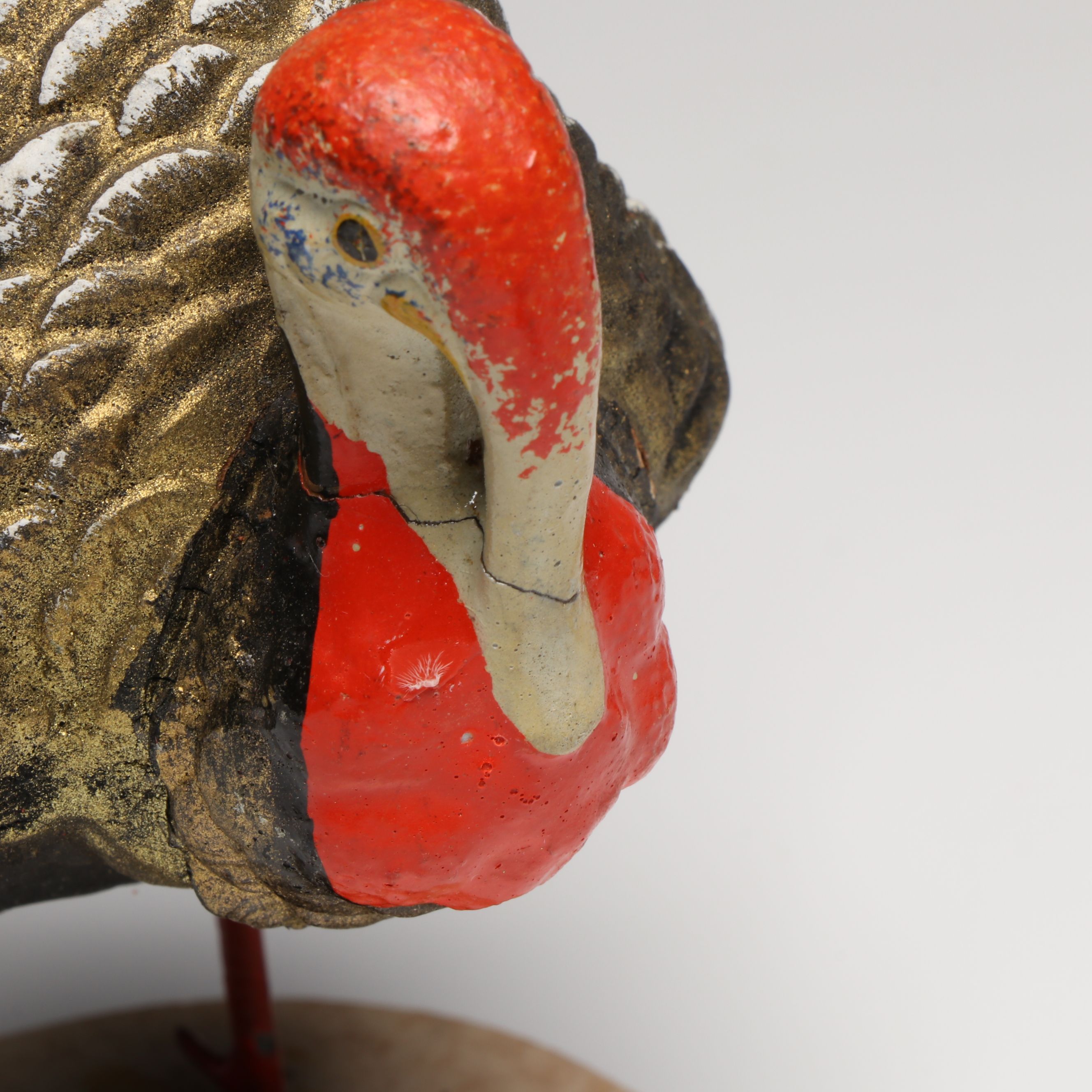 German and Other Papier-Mâché Turkey Figurines and Candy Containers, Mid-20th C.