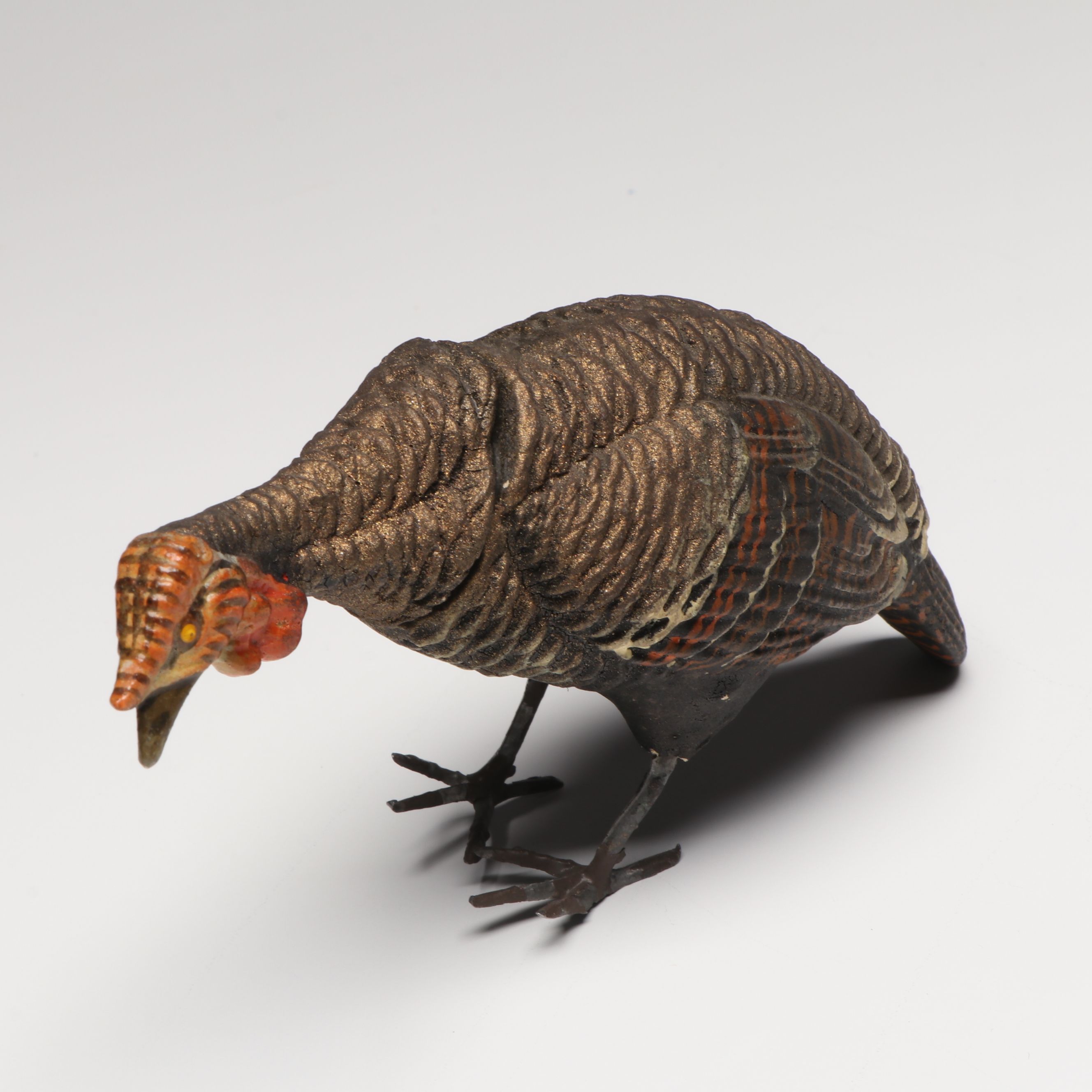 German and Other Papier-Mâché Turkey Figurines and Candy Containers, Mid-20th C.