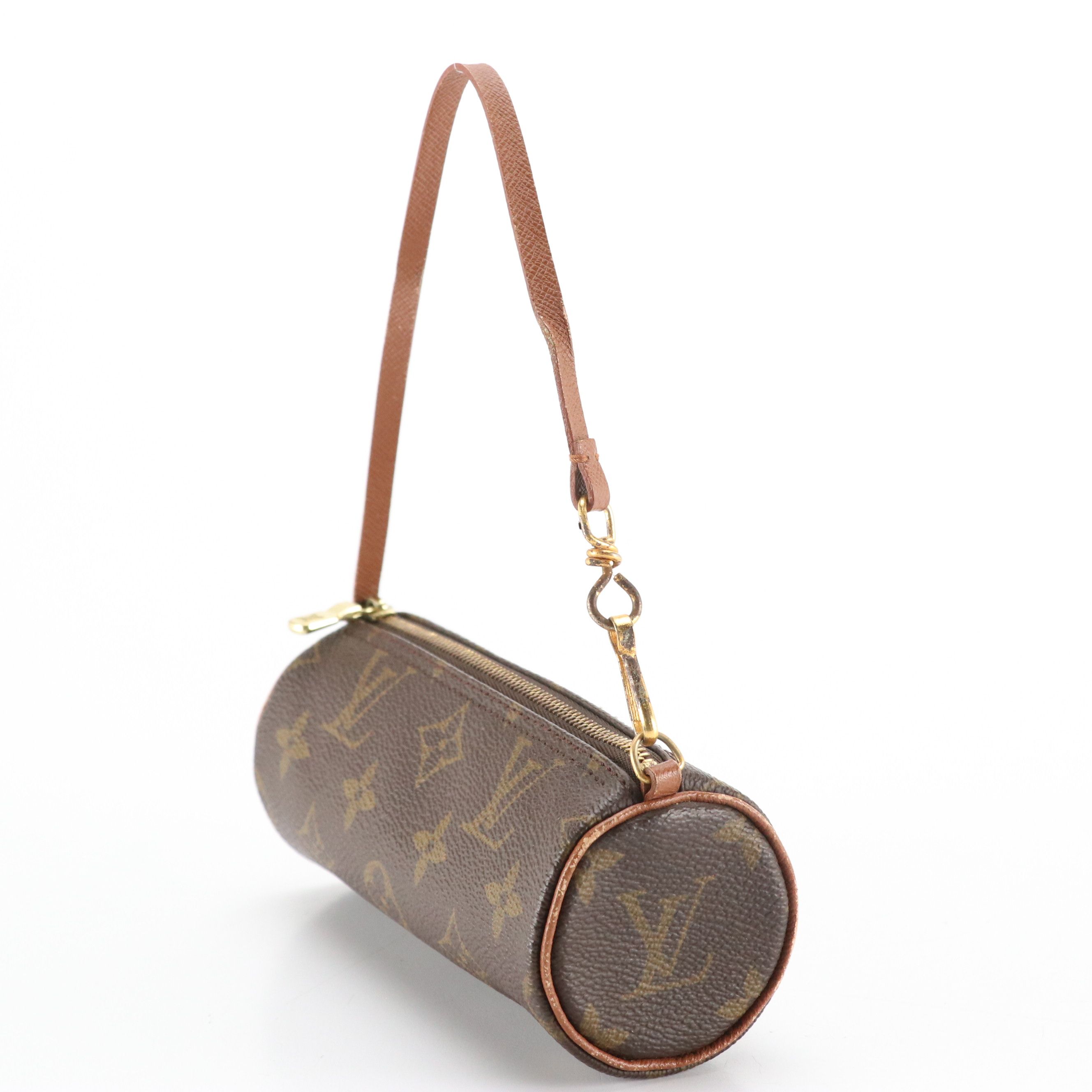Louis Vuitton Papillon Pochette in Monogram Canvas and Leather