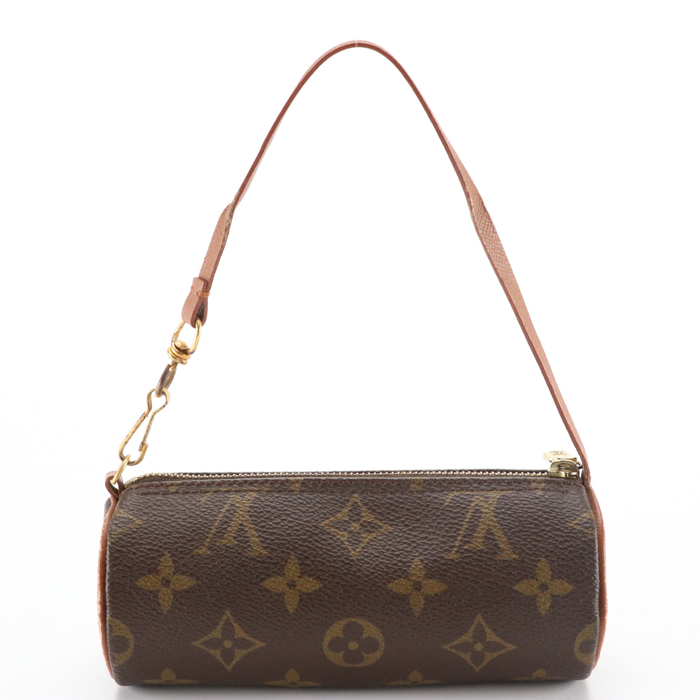 Louis Vuitton Papillon Pochette in Monogram Canvas and Leather