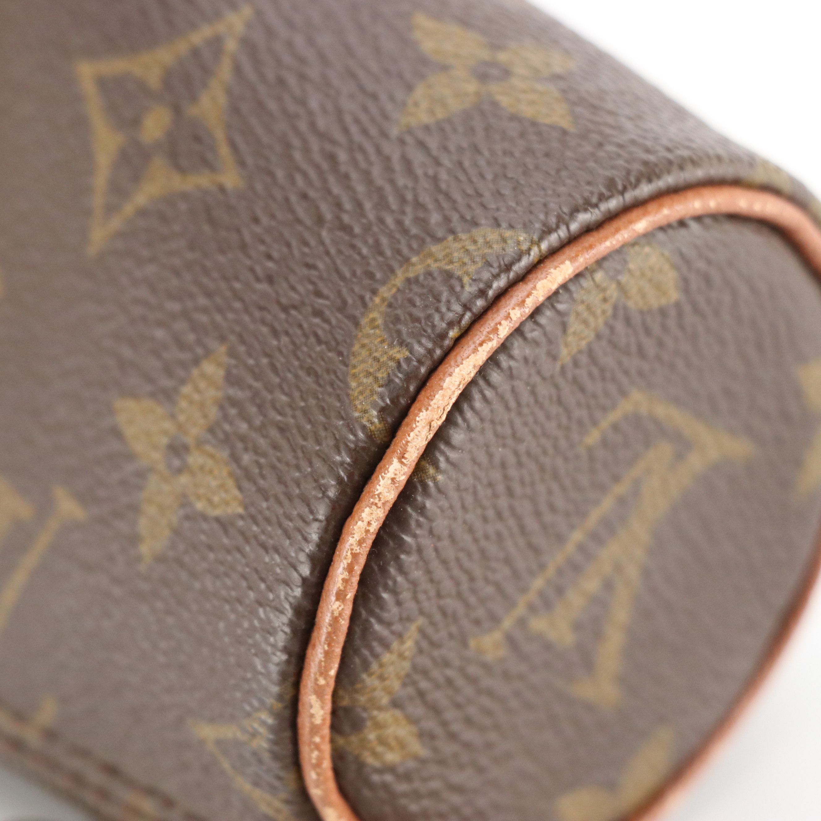 Louis Vuitton Papillon Pochette in Monogram Canvas and Leather