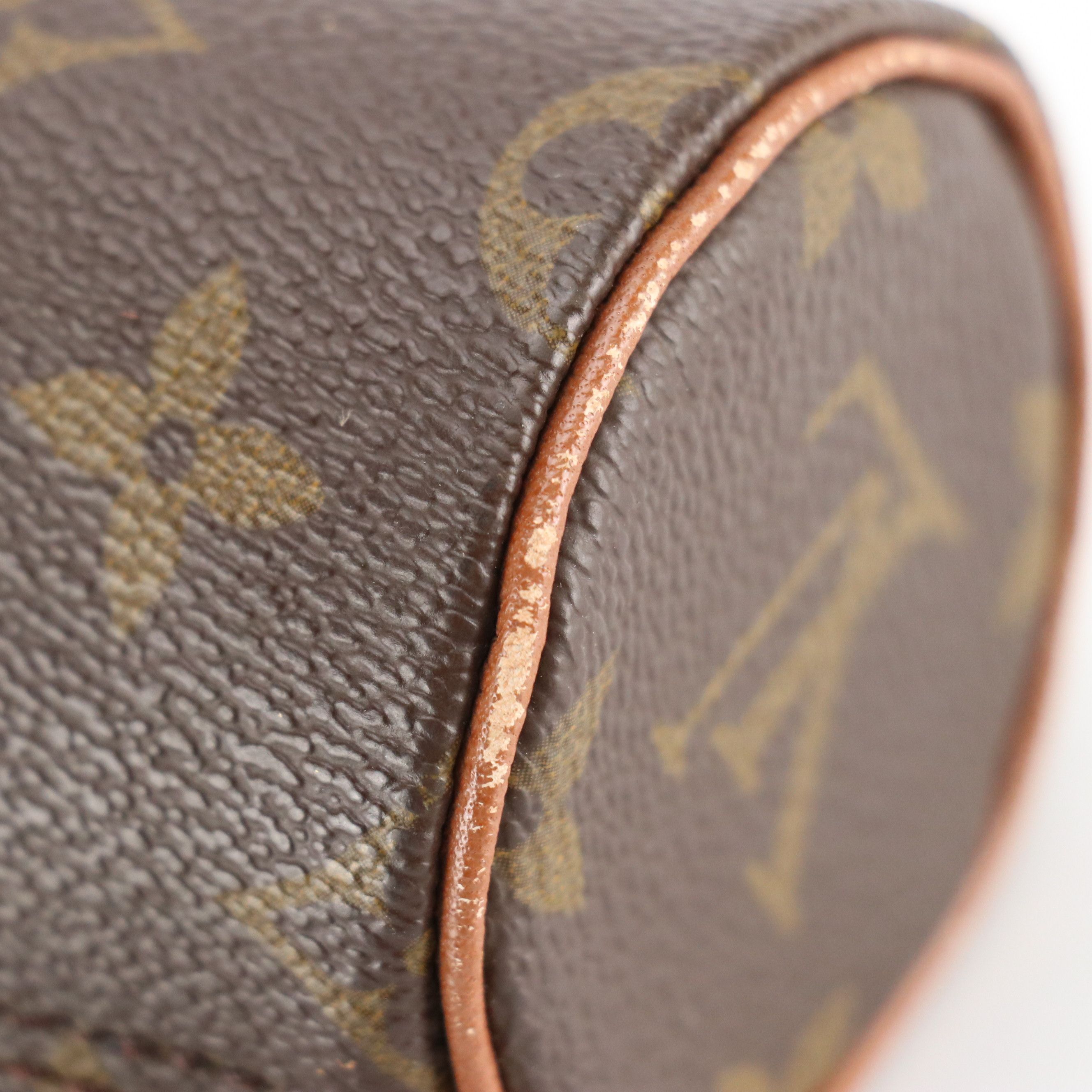 Louis Vuitton Papillon Pochette in Monogram Canvas and Leather