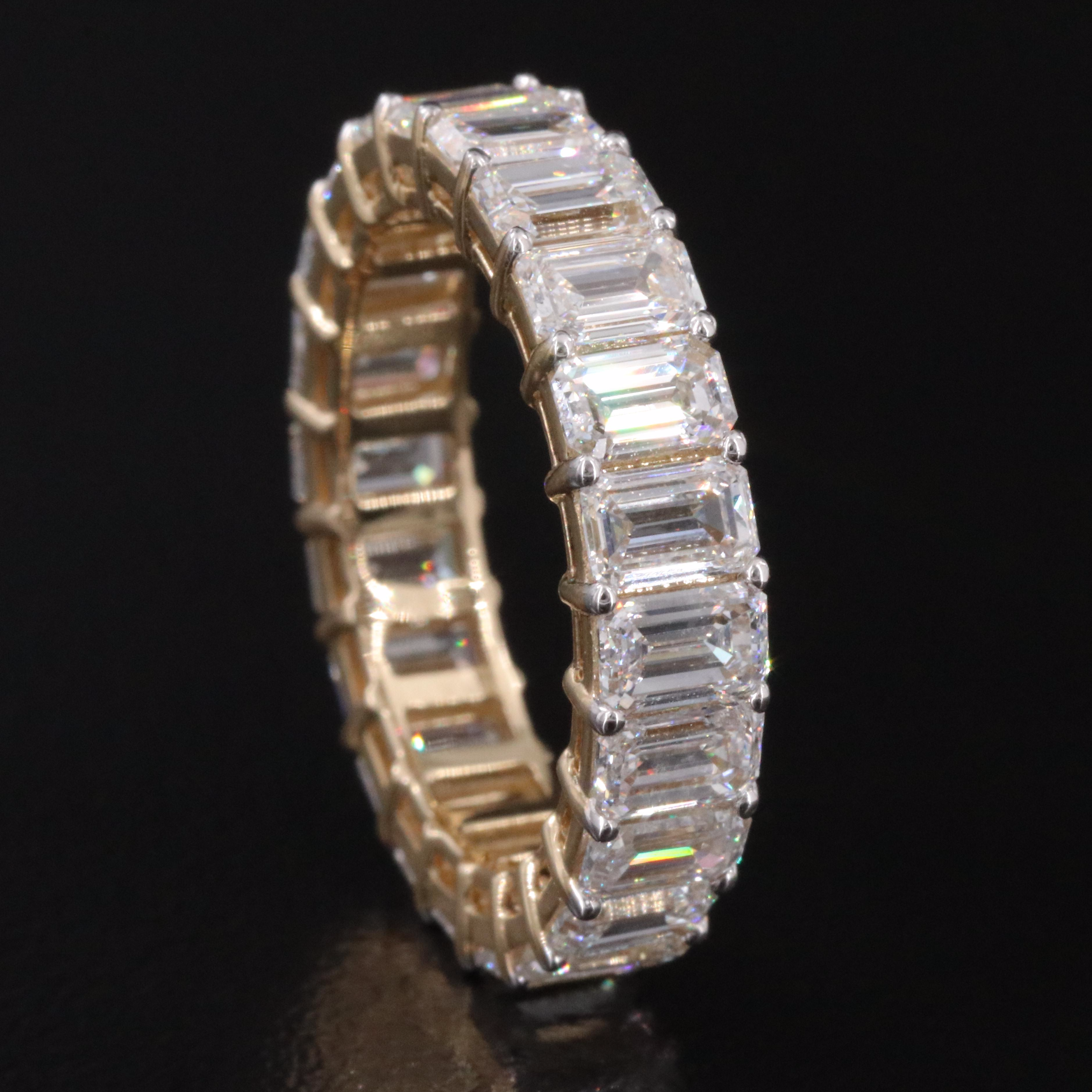 14K 5.38 CTW Lab Grown Diamond Eternity Band
