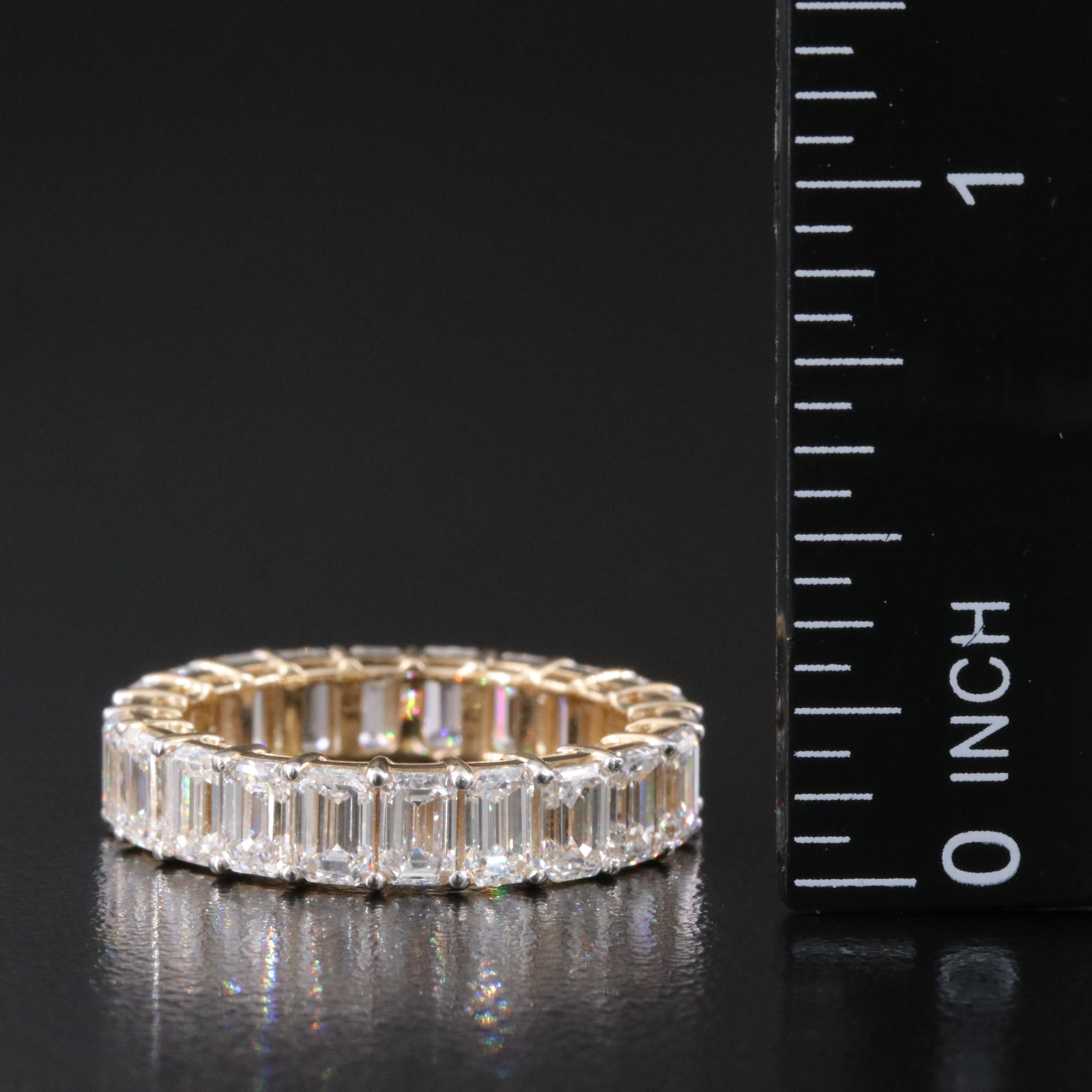 14K 5.38 CTW Lab Grown Diamond Eternity Band