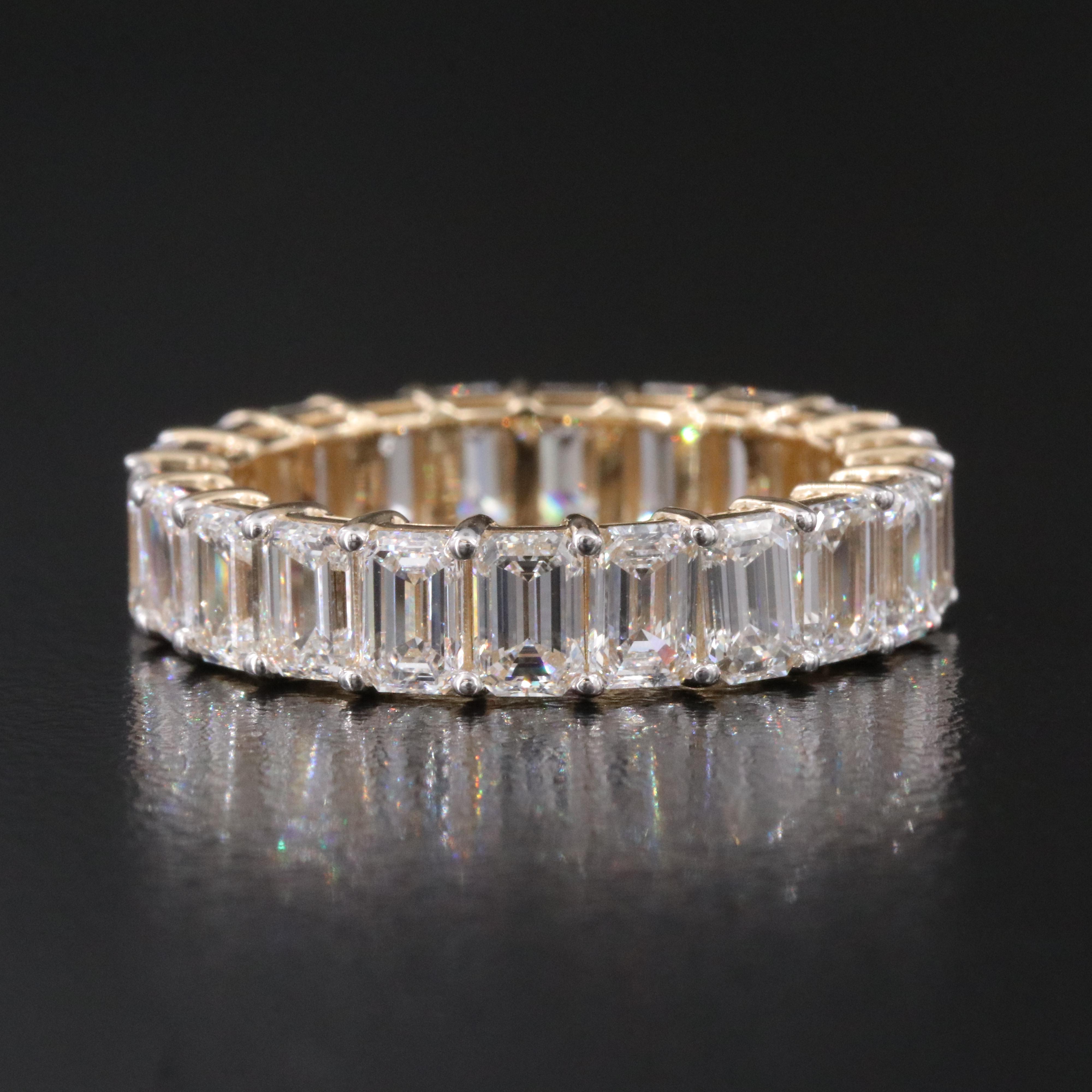 14K 5.38 CTW Lab Grown Diamond Eternity Band