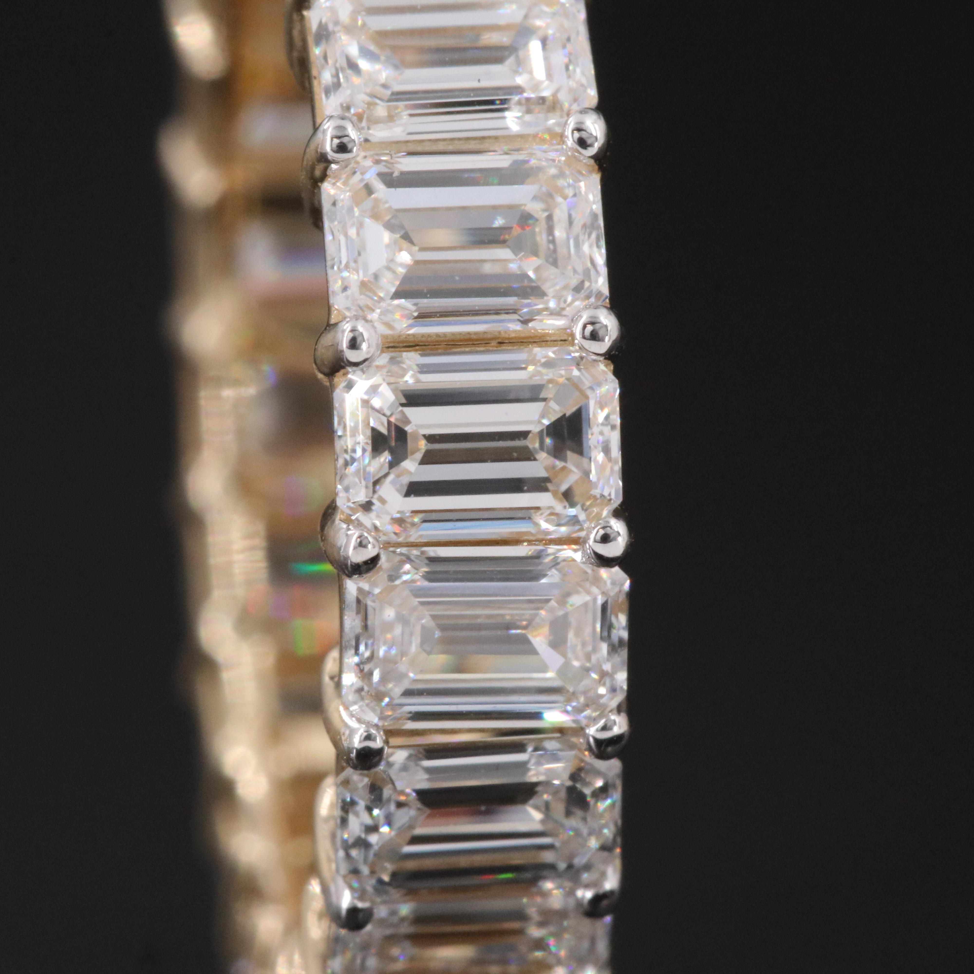 14K 5.38 CTW Lab Grown Diamond Eternity Band