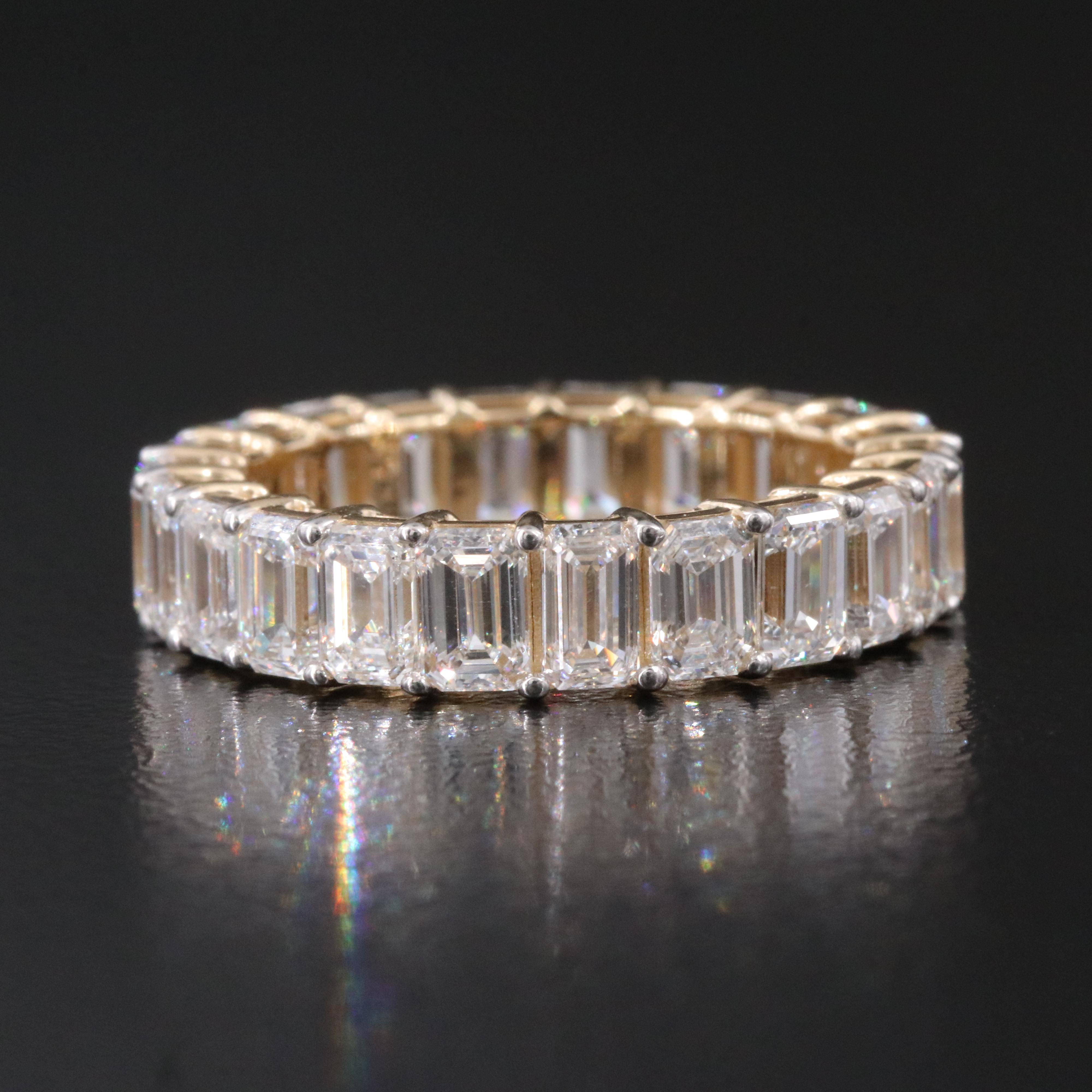 14K 5.38 CTW Lab Grown Diamond Eternity Band