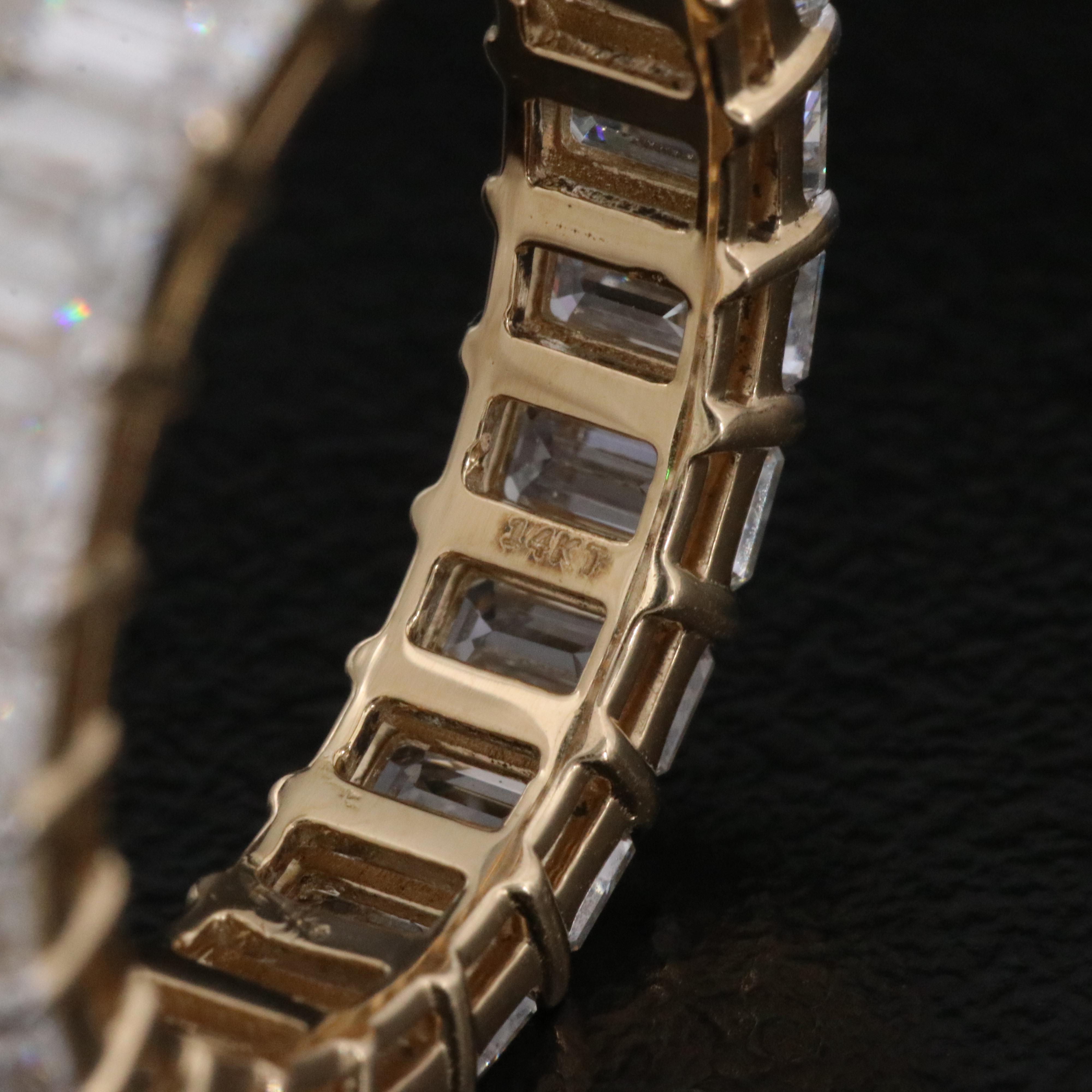 14K 5.38 CTW Lab Grown Diamond Eternity Band