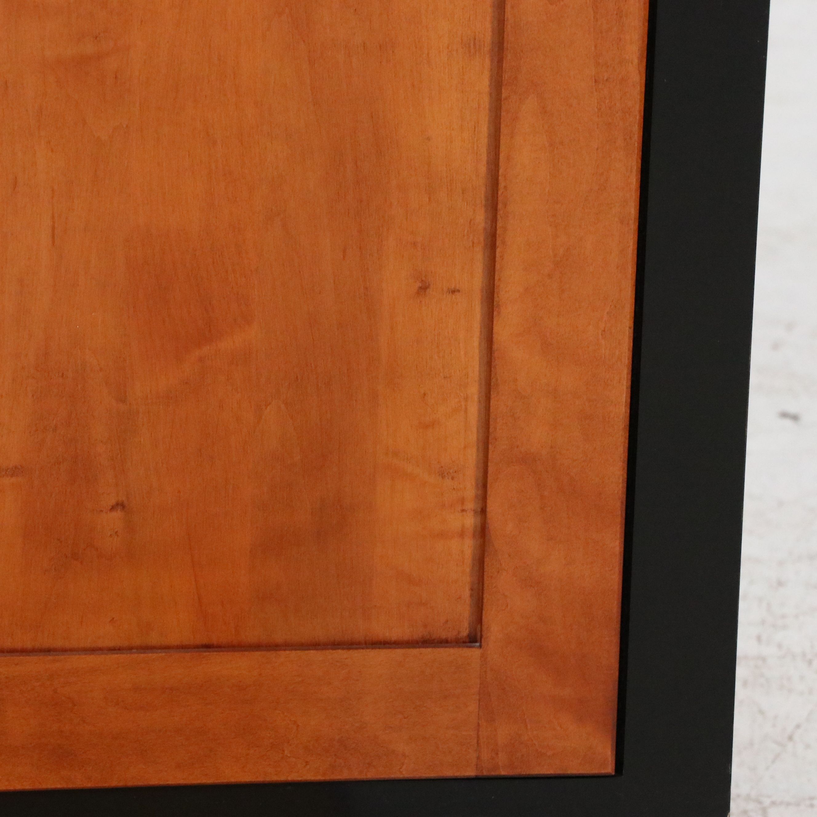 Contemporary Shaker Style Two-Tone Wooden China Cabinet