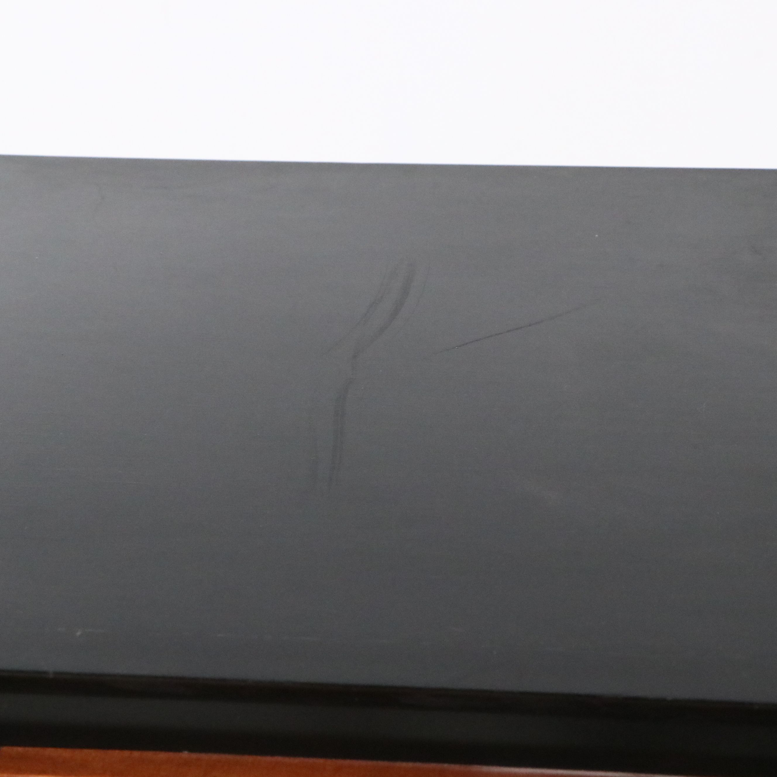 Contemporary Shaker Style Two-Tone Wooden China Cabinet