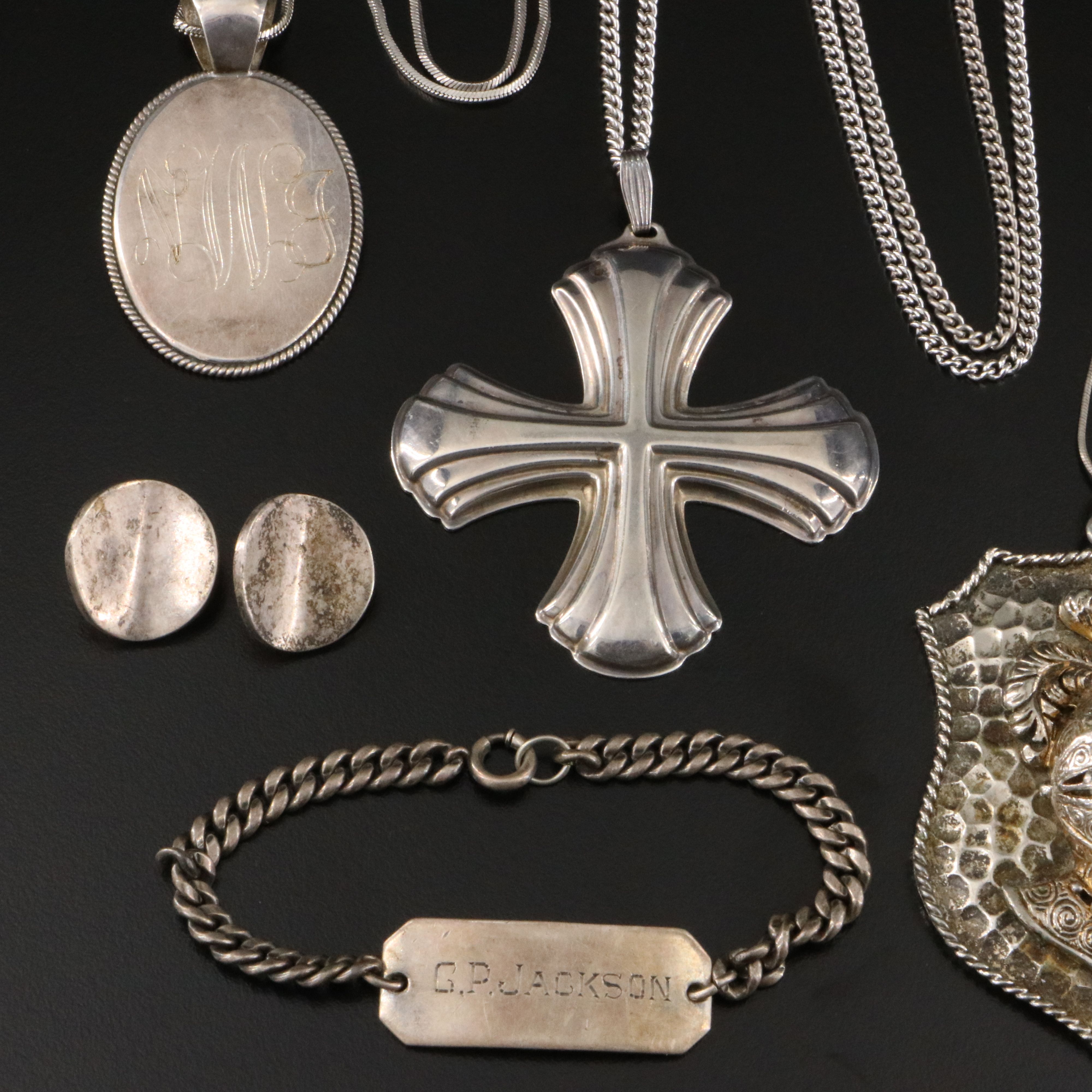 Jewelry Collection Including Reed & Barton, Sterling, and Garnet