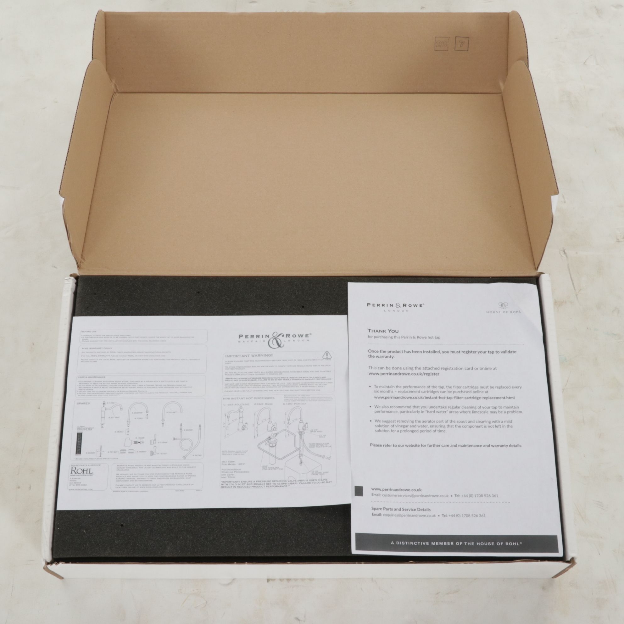 Perrin & Rowe Mini Hot Faucet