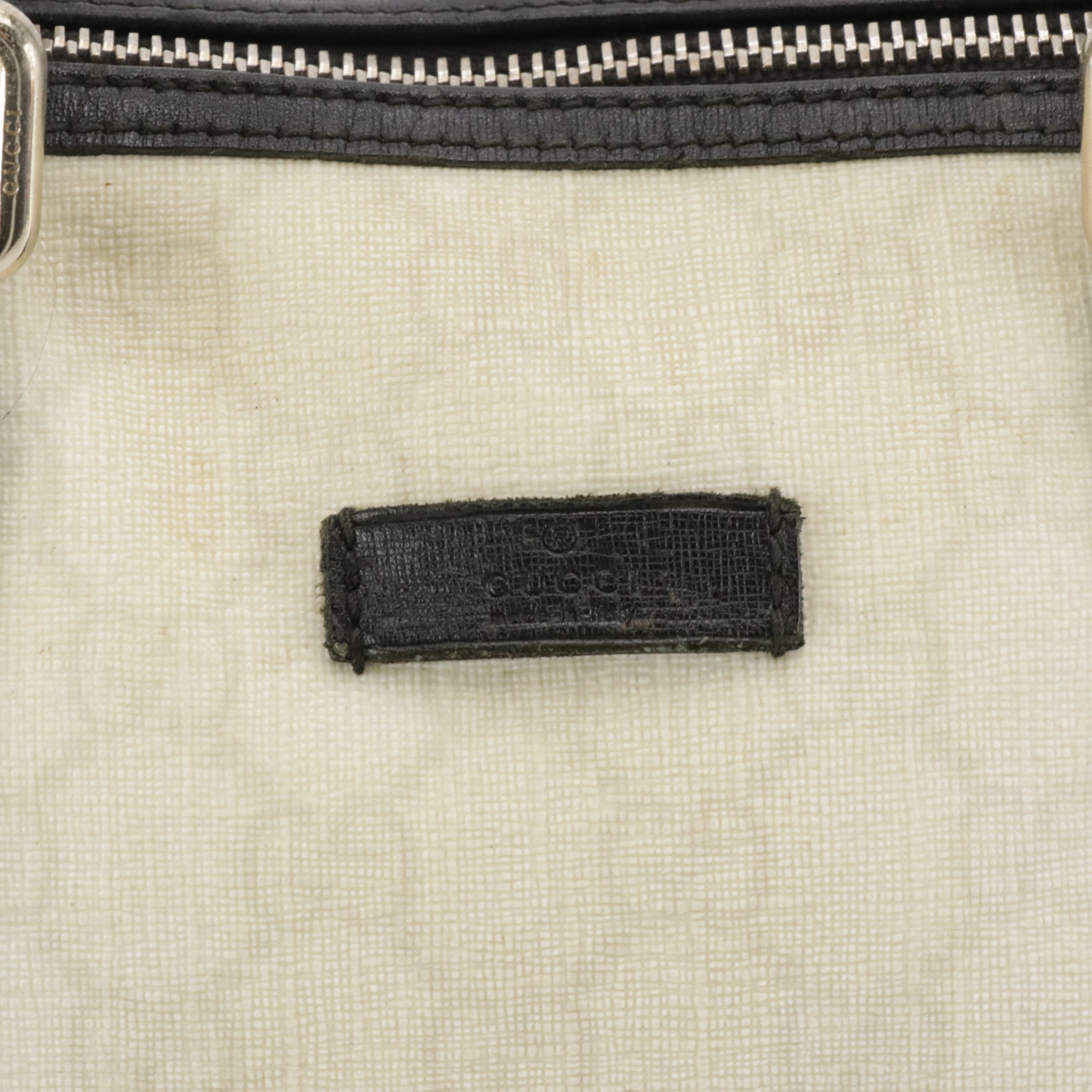 Gucci Mini Joy Boston Bag in GG Monogram Supreme Canvas and Leather