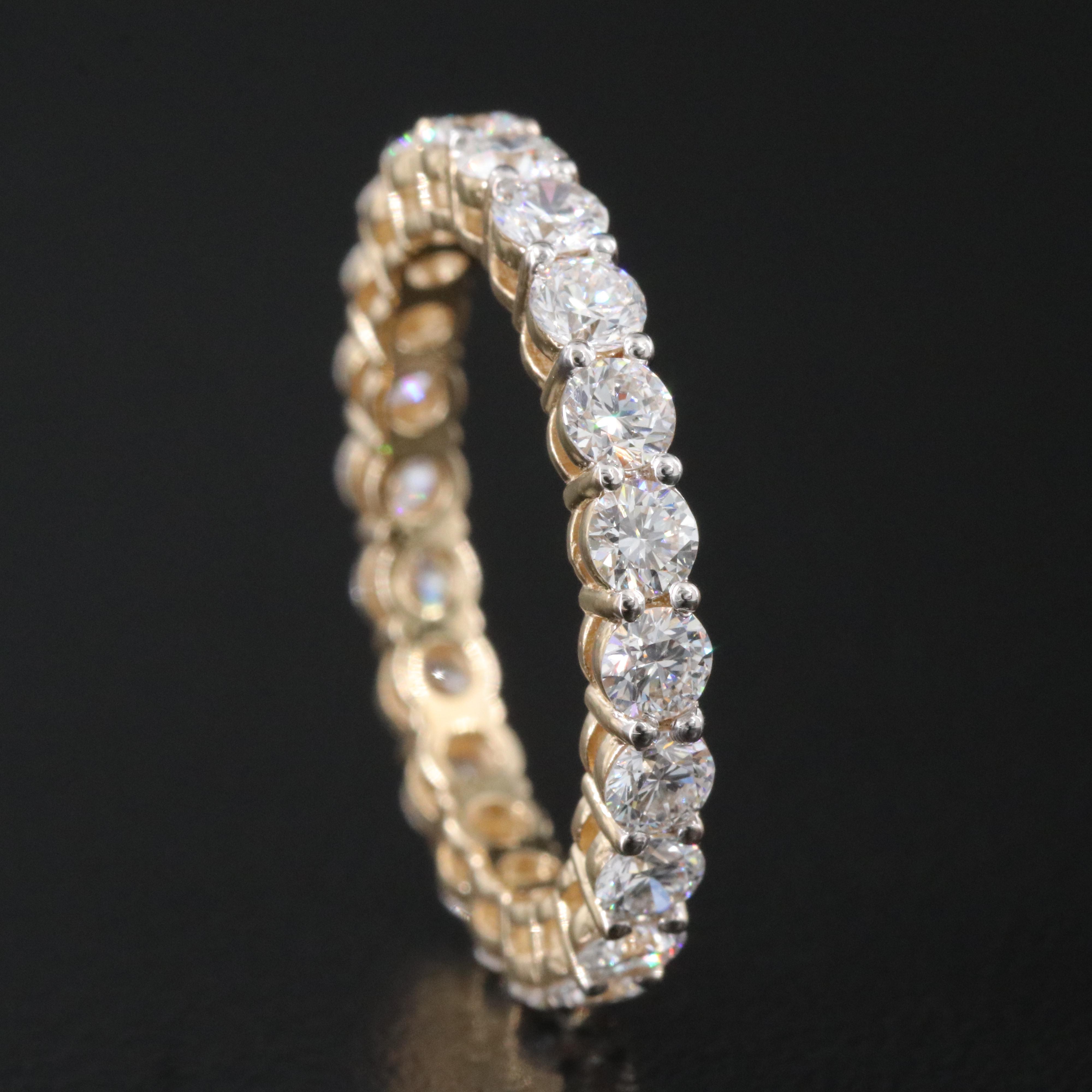 14K 2.08 CTW Lab Grown Diamond Eternity Band
