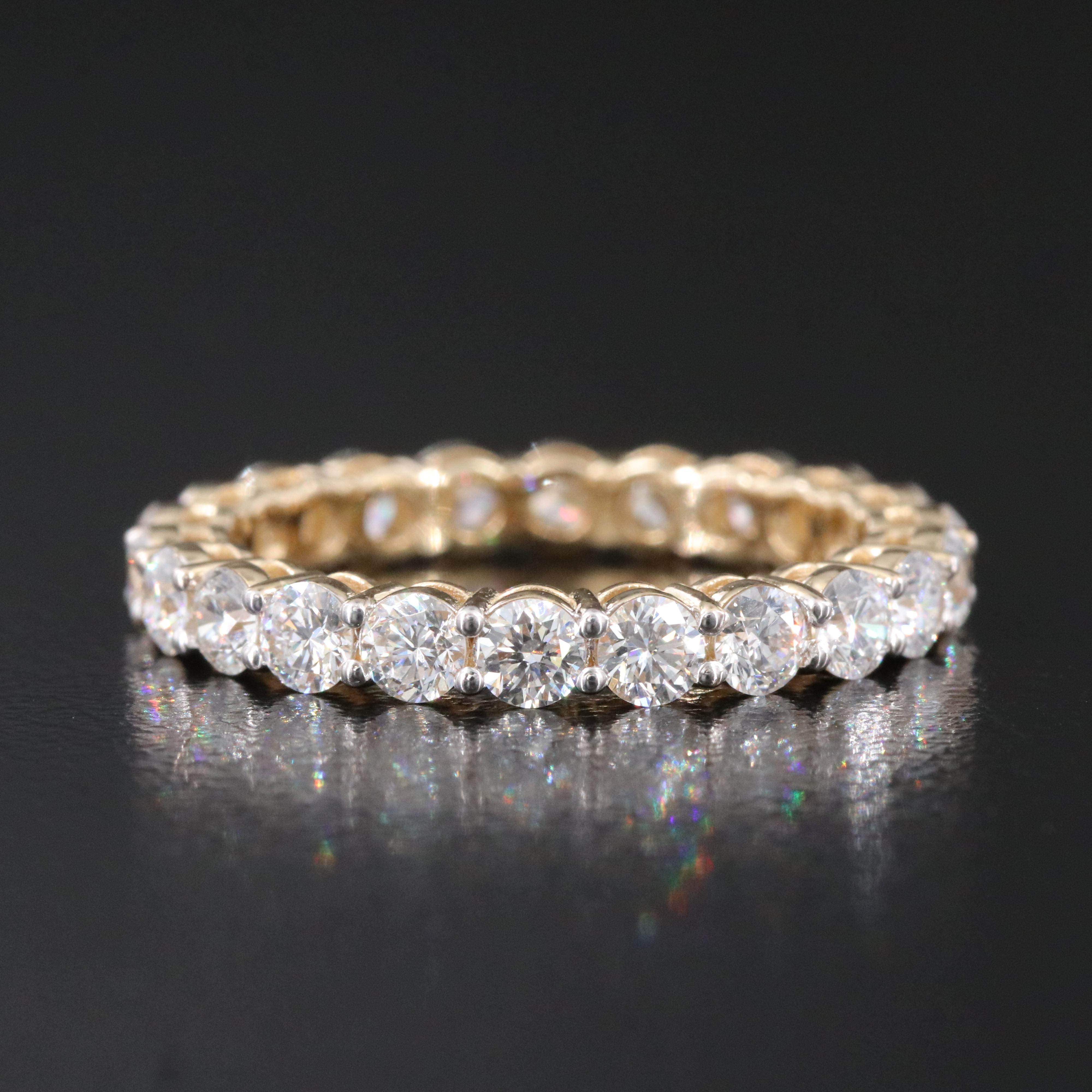 14K 2.08 CTW Lab Grown Diamond Eternity Band