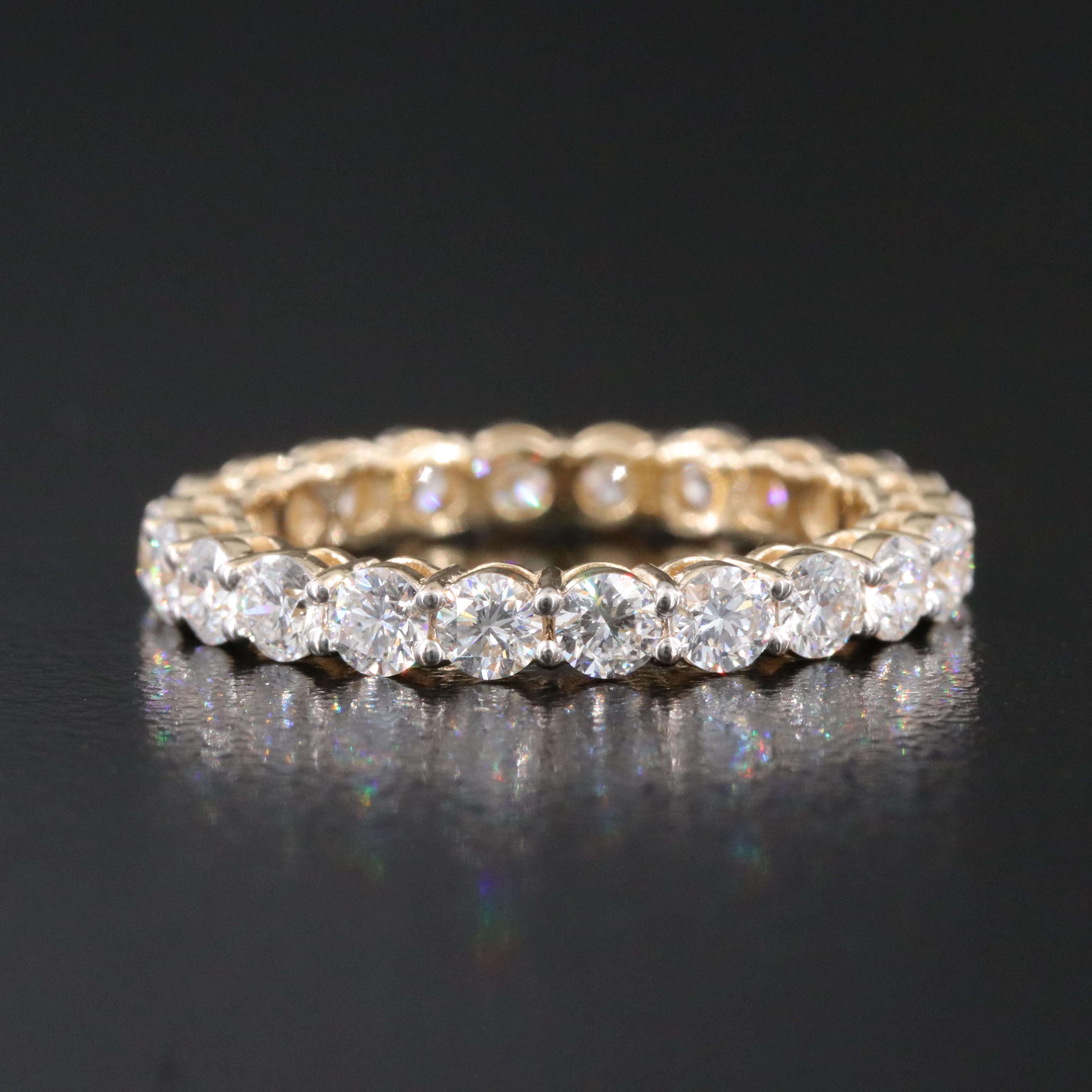14K 2.08 CTW Lab Grown Diamond Eternity Band