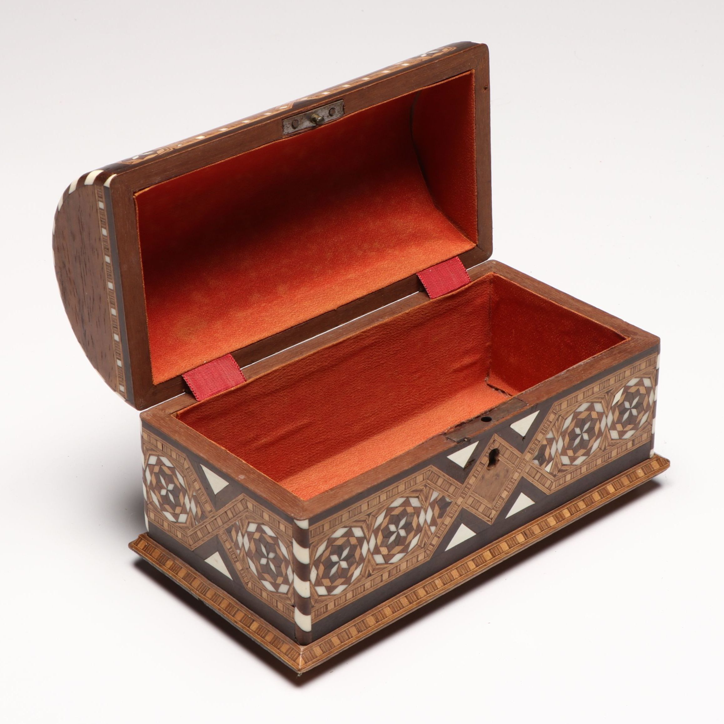 Casa Quintana Marquetry Inlaid Bone and Wood Box