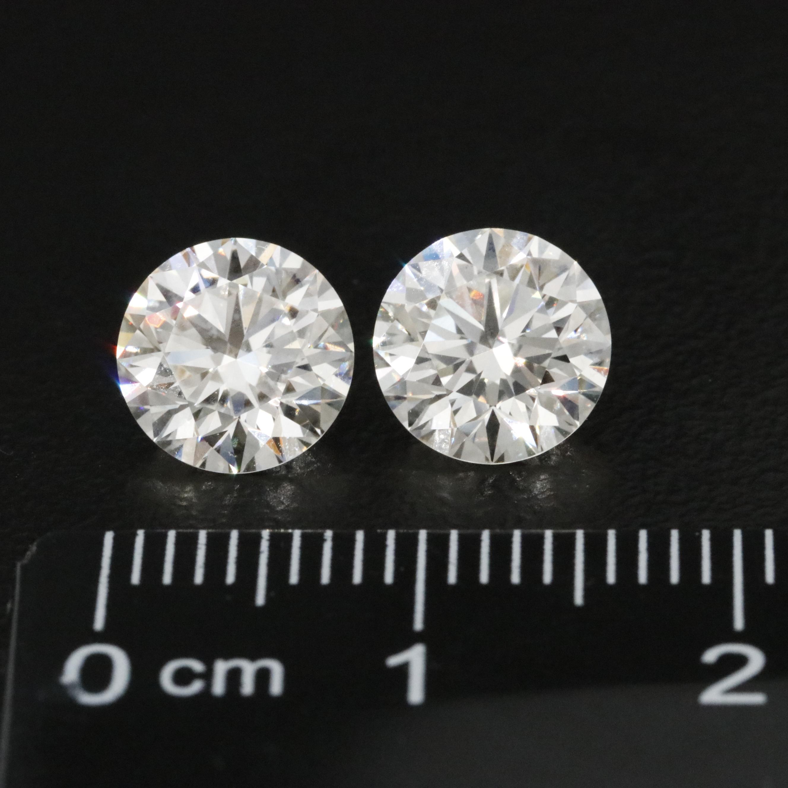 Lightbox Loose 3.50 CTW Lab Grown Diamond Pair