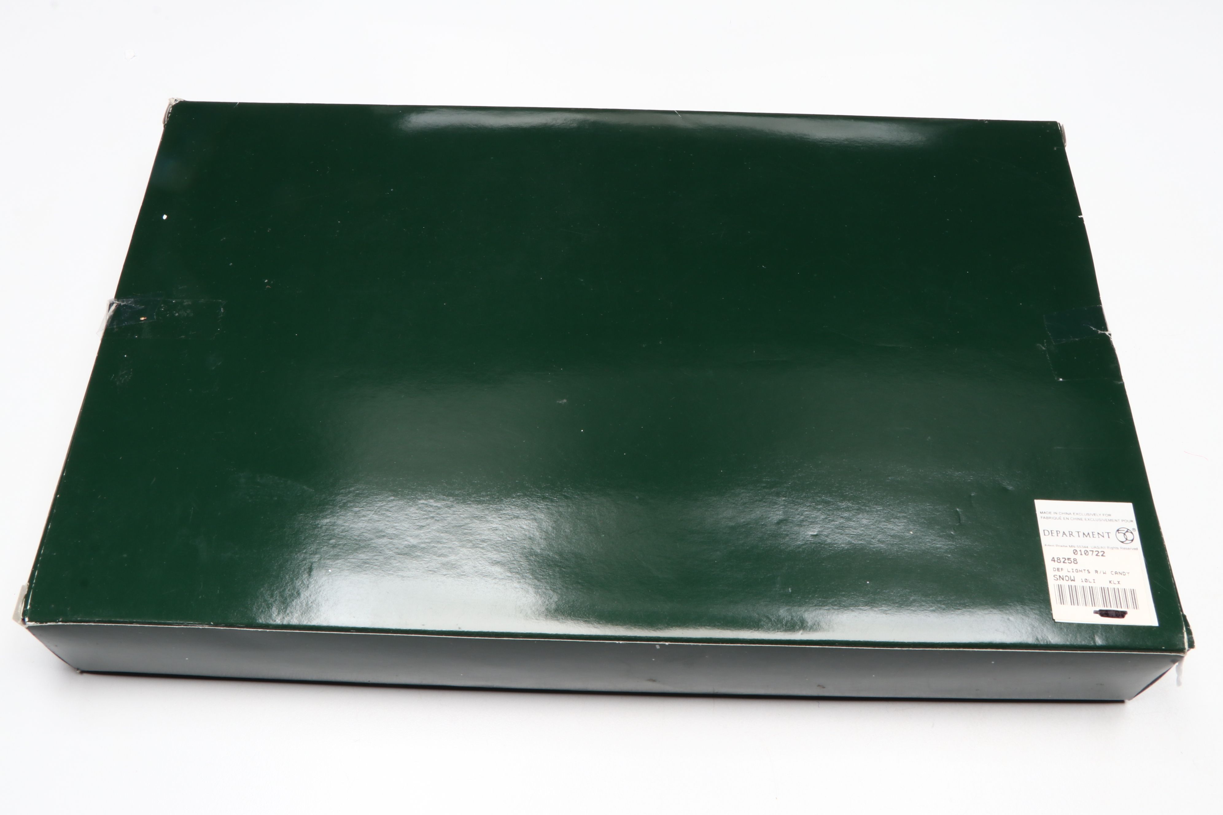 Department 56 Peppermint Candy String Lights with Lidded Boxes