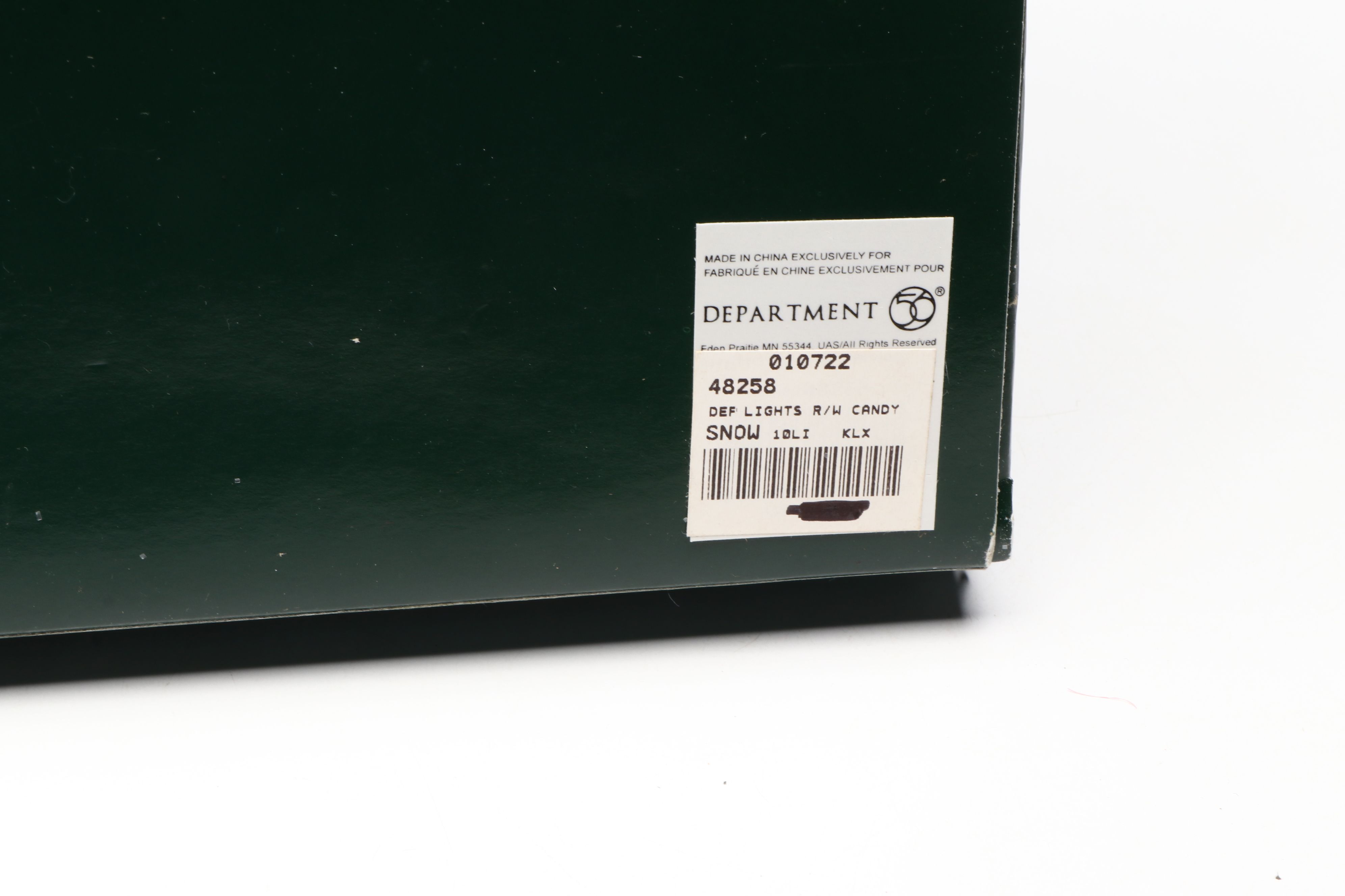 Department 56 Peppermint Candy String Lights with Lidded Boxes