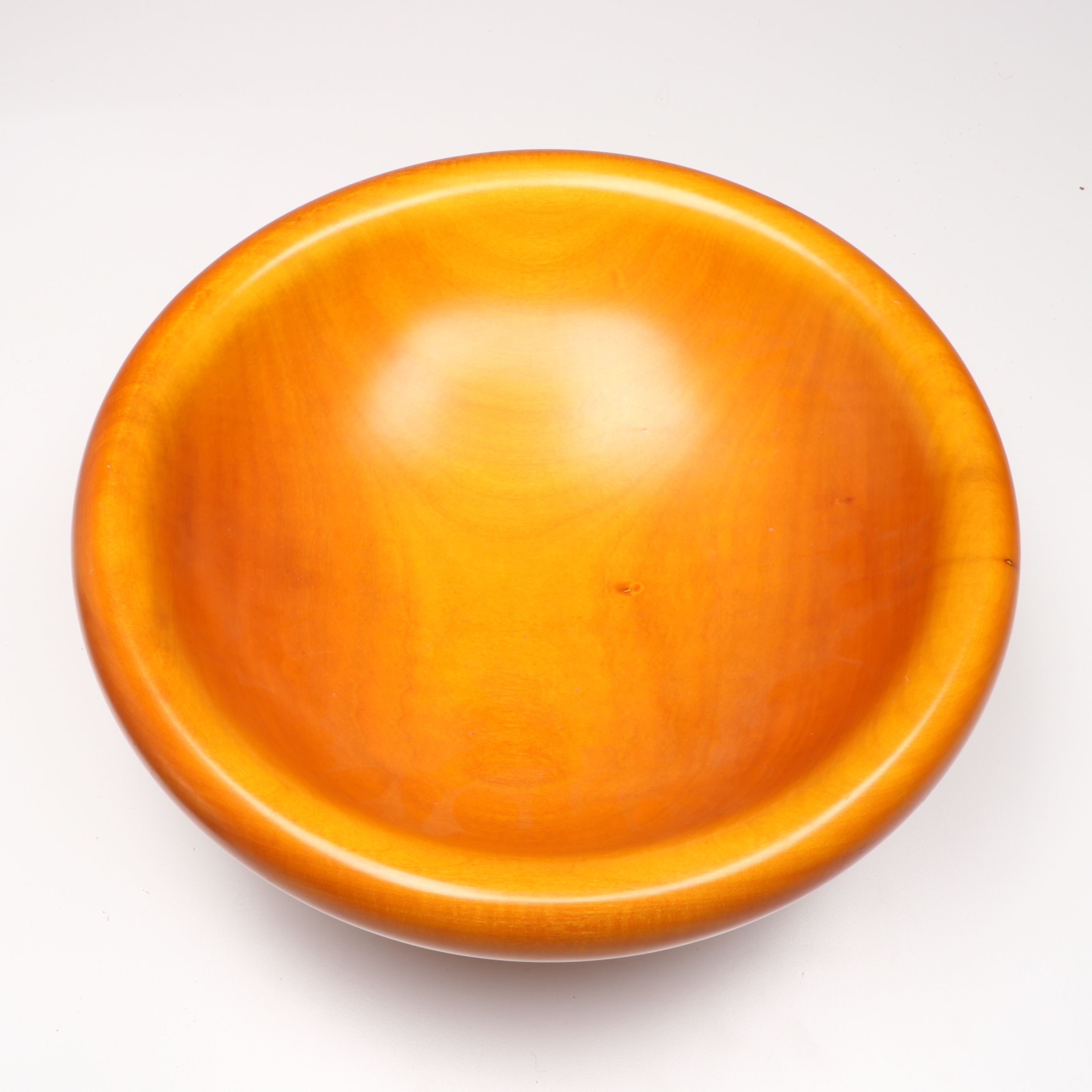 Manzoni Pietro Italian Carved Wood Footed Bowl