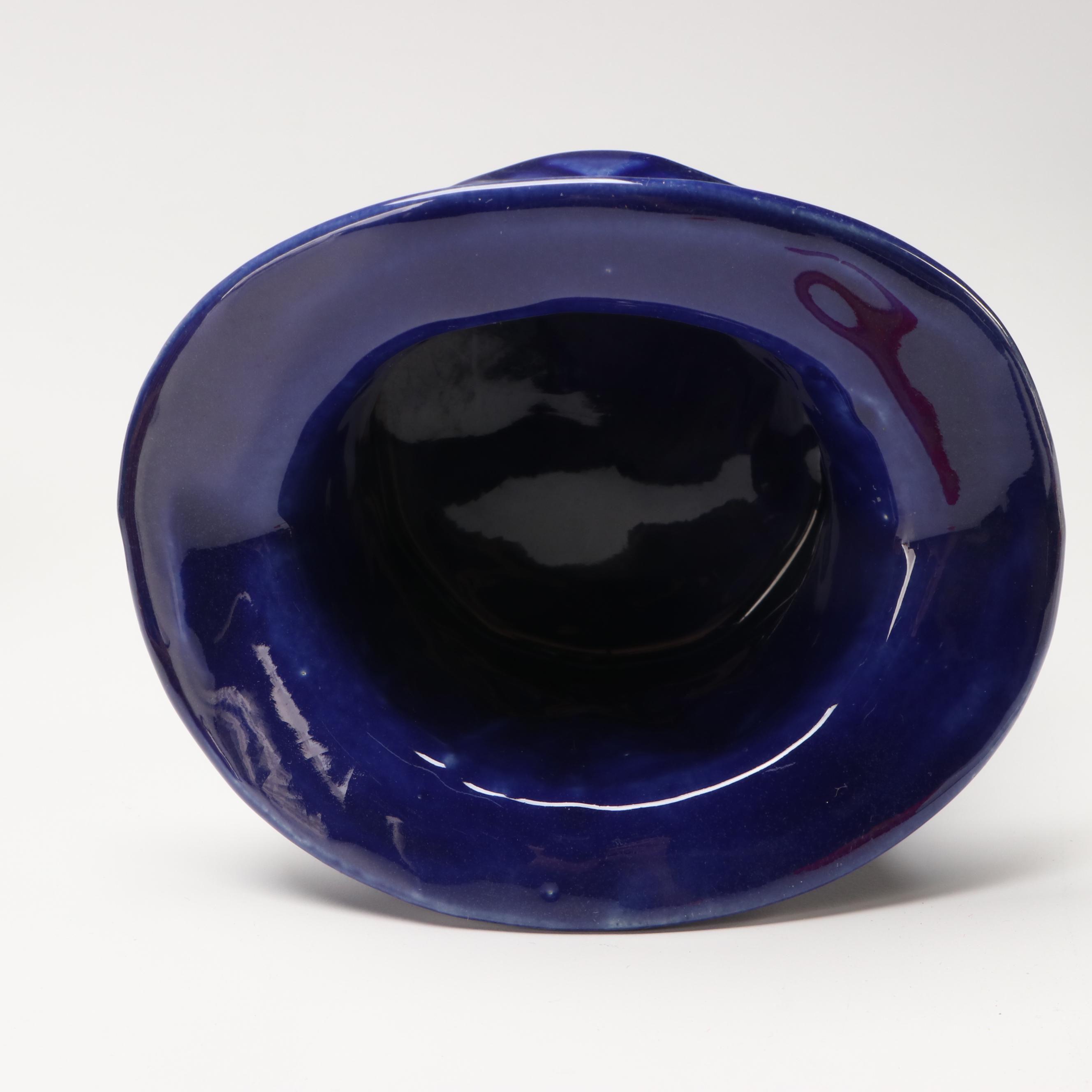 McCoy Pottery and Other Uncle Sam Ceramic Vases with Top Hats