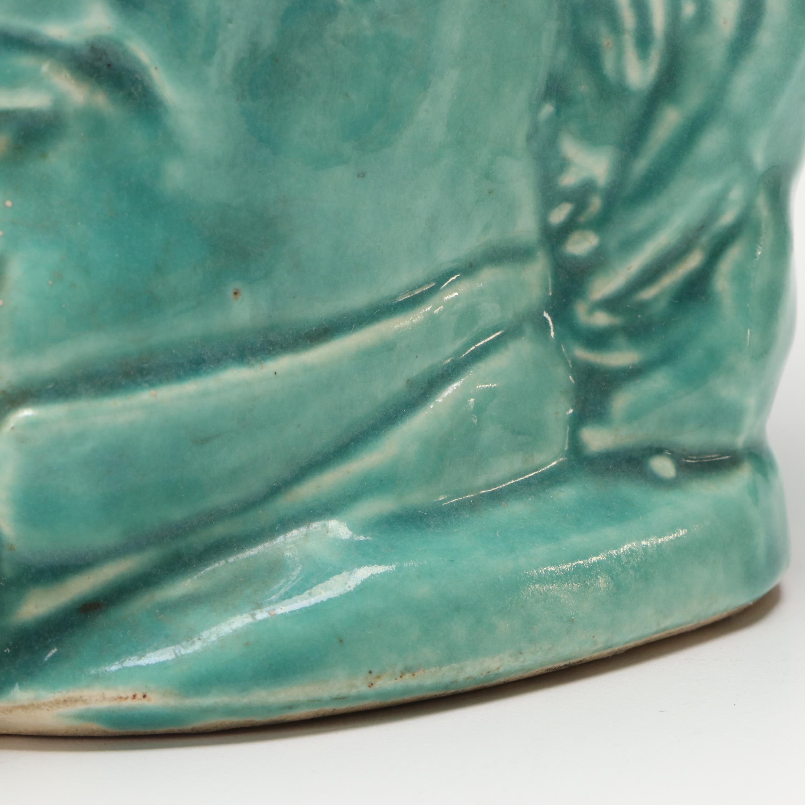 McCoy Pottery and Other Uncle Sam Ceramic Vases with Top Hats