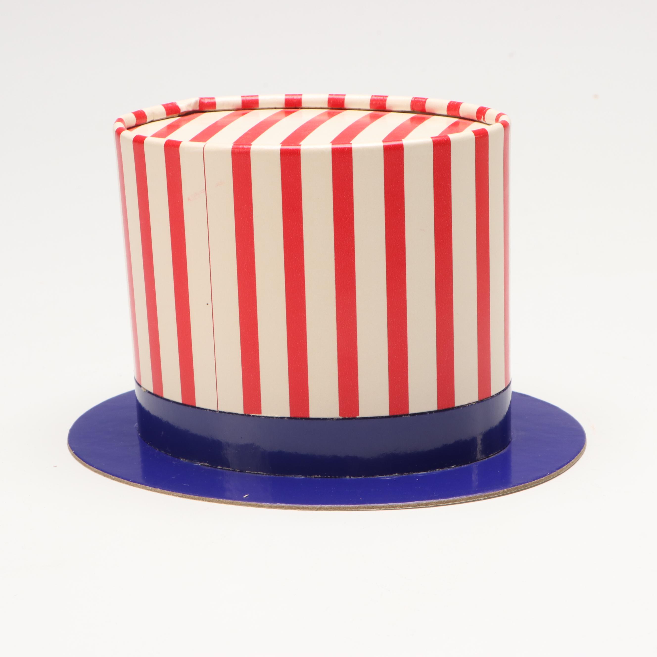 McCoy Pottery and Other Uncle Sam Ceramic Vases with Top Hats