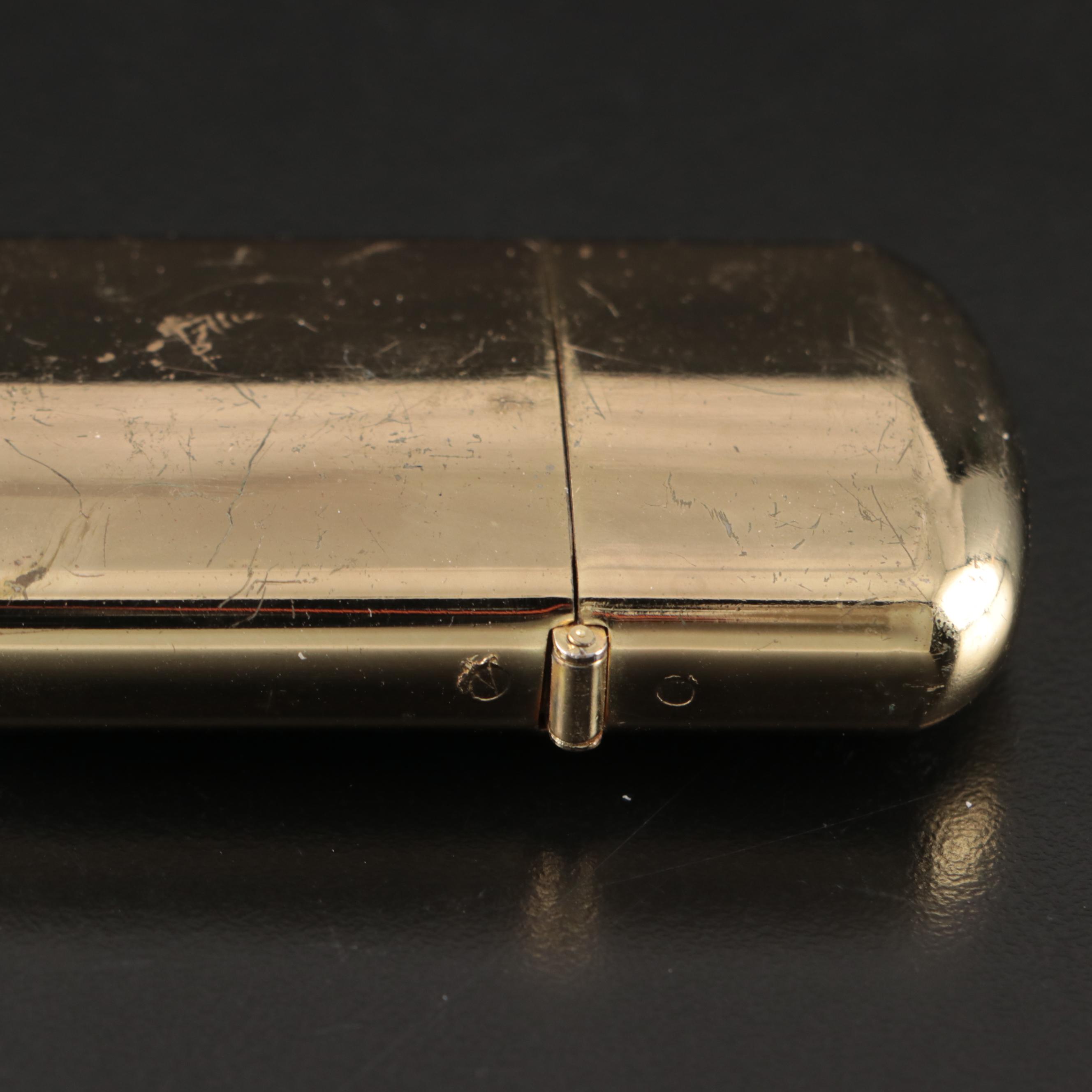 Camel Gold Finish Metal Lighter