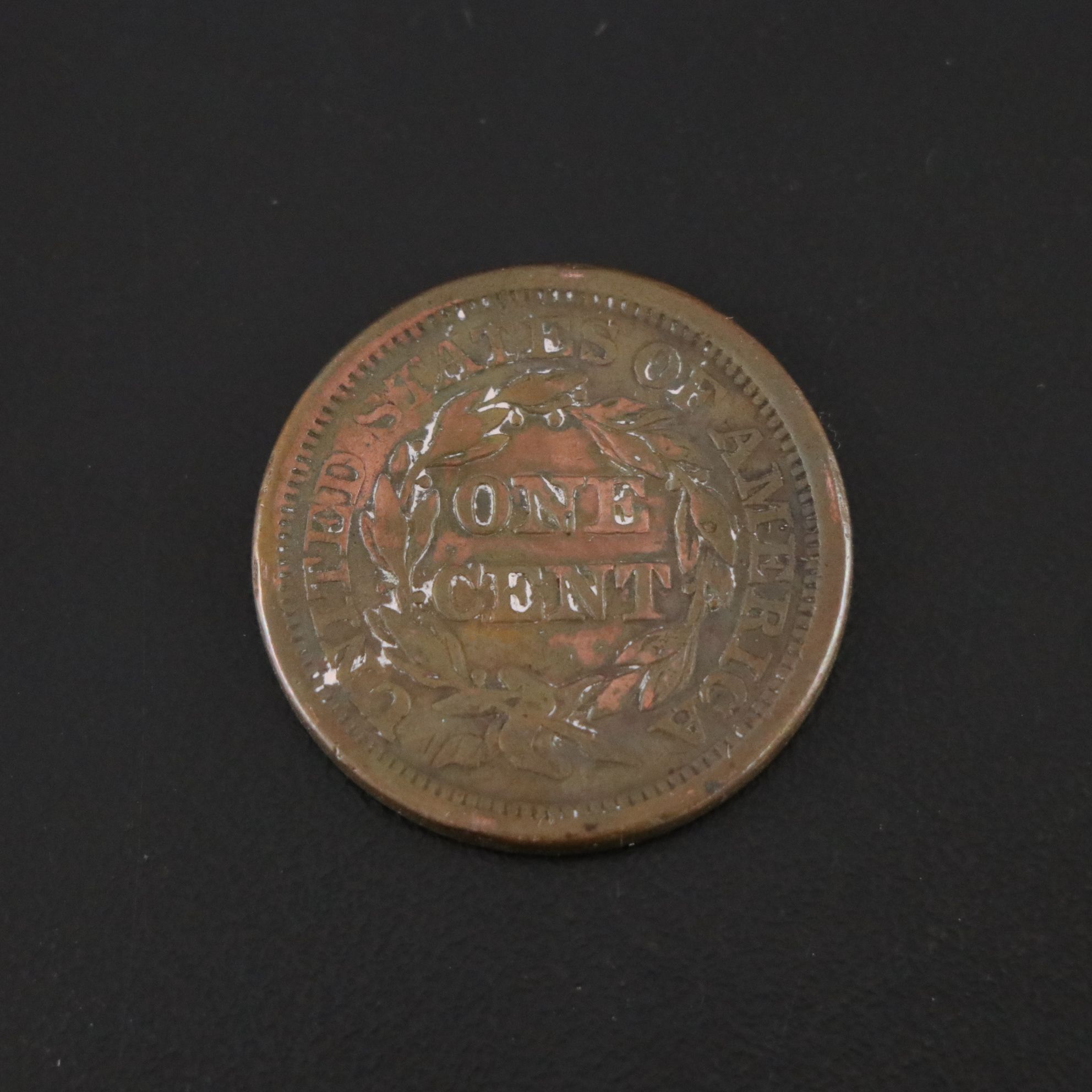 Braided Hair Cent & Half Cent Coins with Coronet Head Large Cent