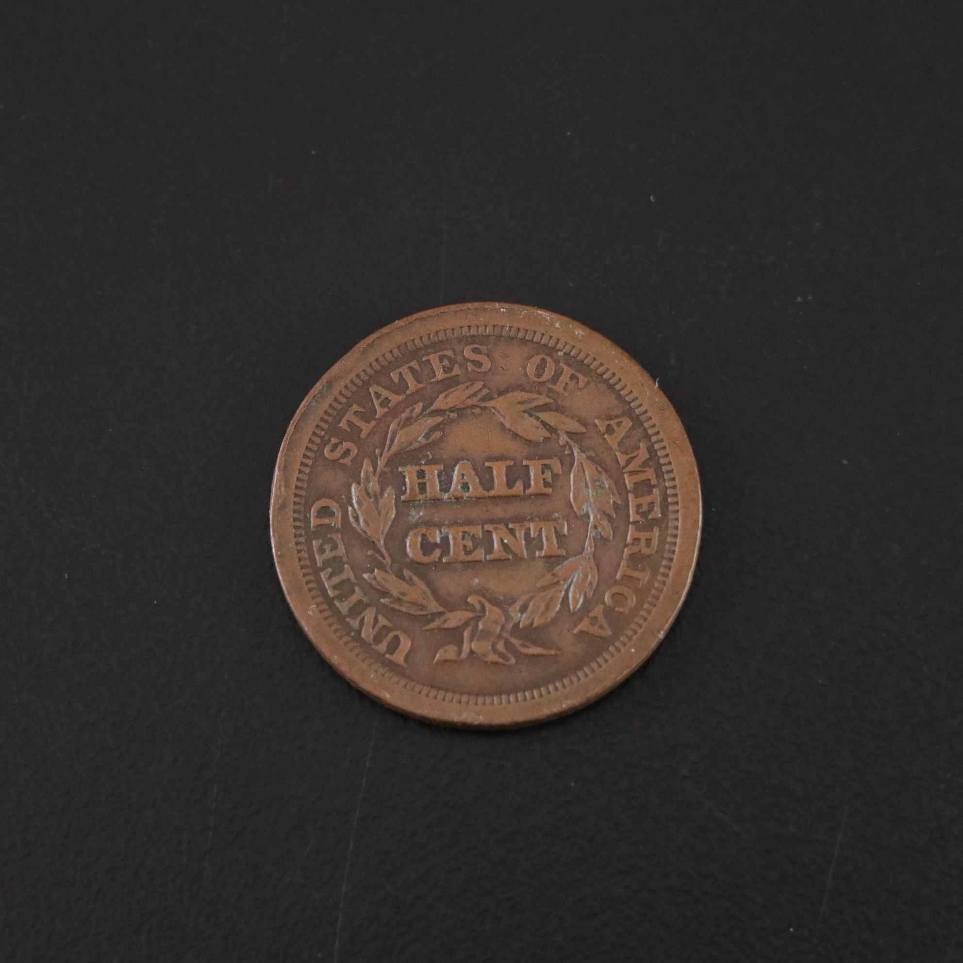 Braided Hair Cent & Half Cent Coins with Coronet Head Large Cent