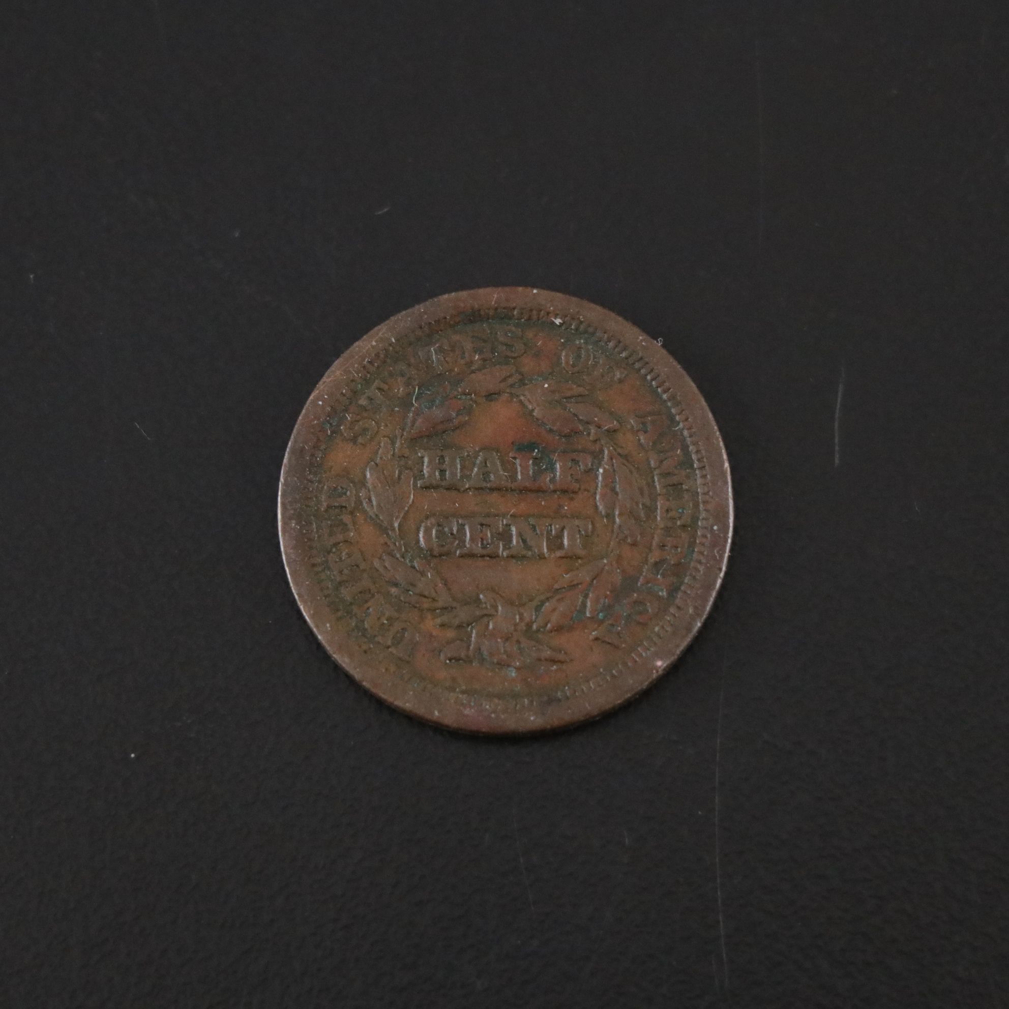 Braided Hair Cent & Half Cent Coins with Coronet Head Large Cent
