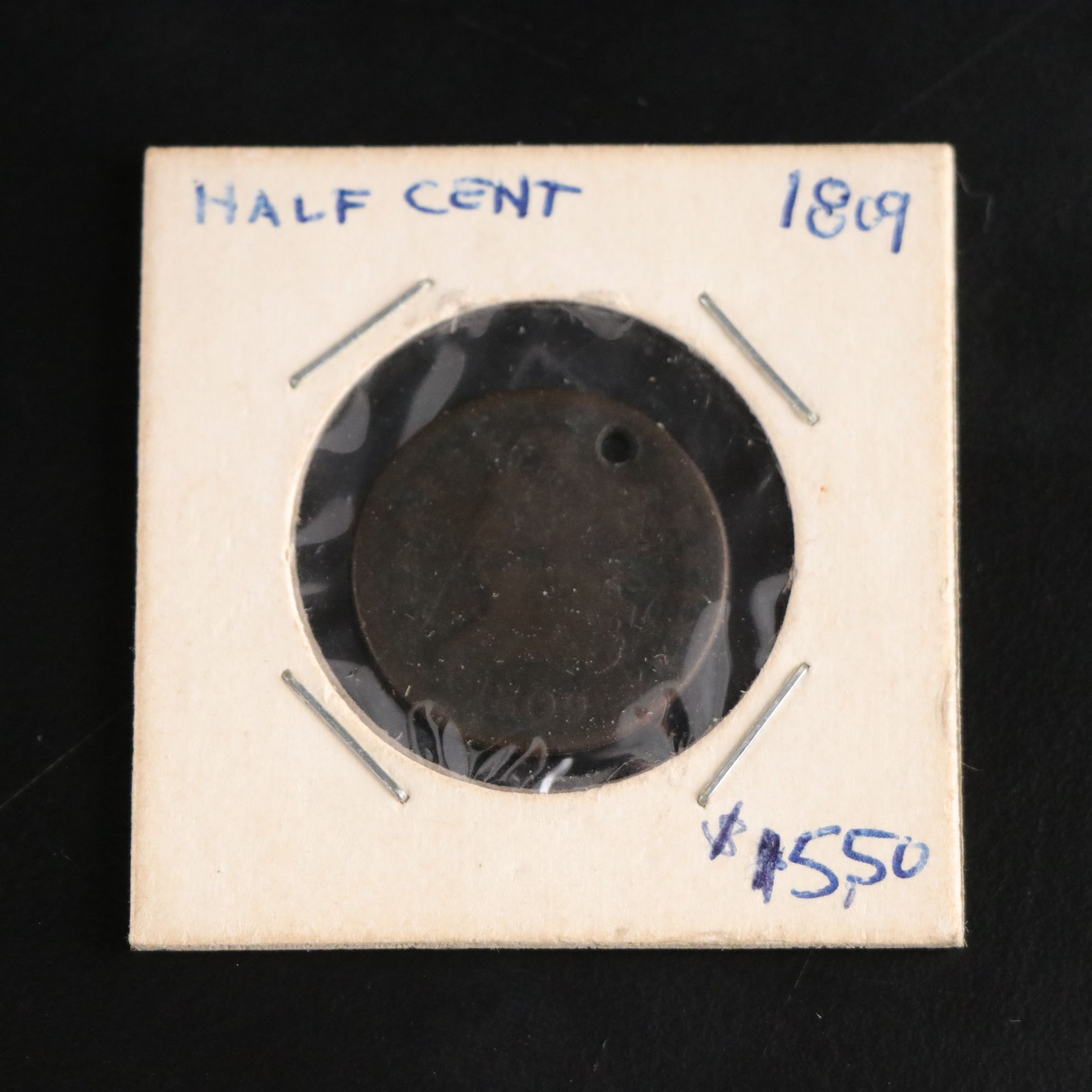 Classic Head 1809 Half Cent & 1814 Cent Coins, Early 19th Century