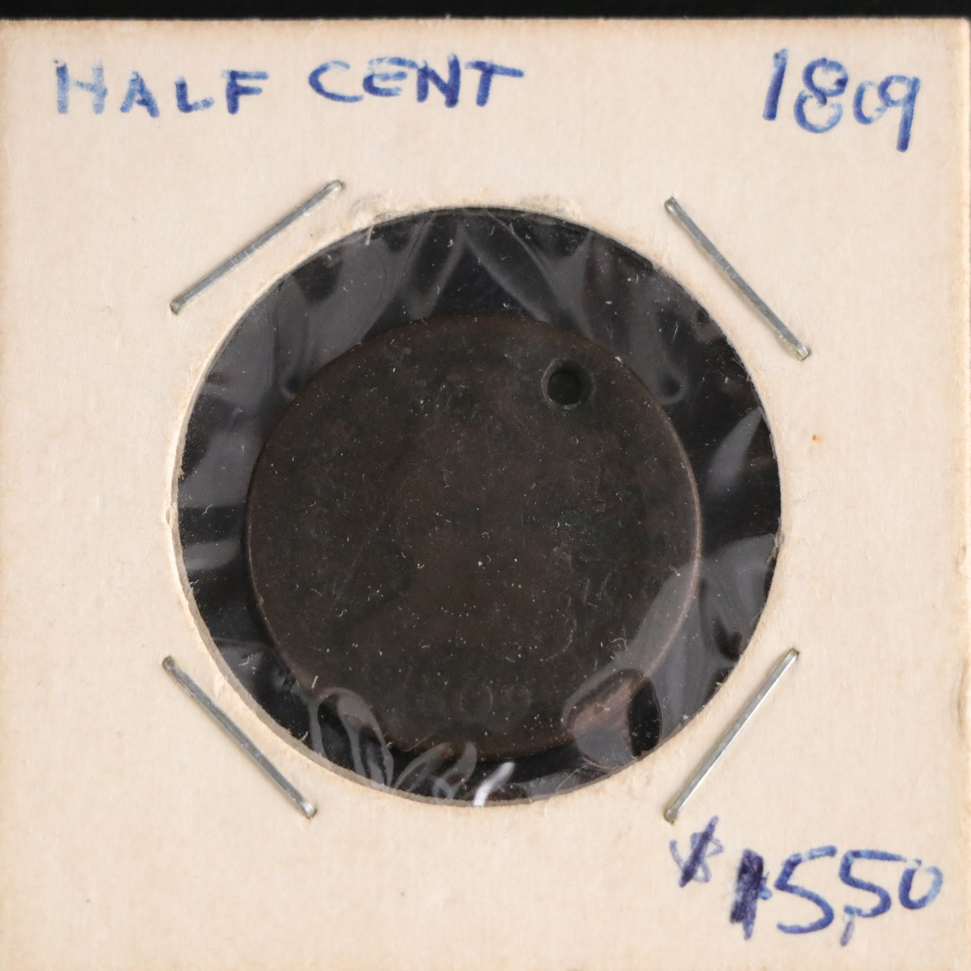 Classic Head 1809 Half Cent & 1814 Cent Coins, Early 19th Century
