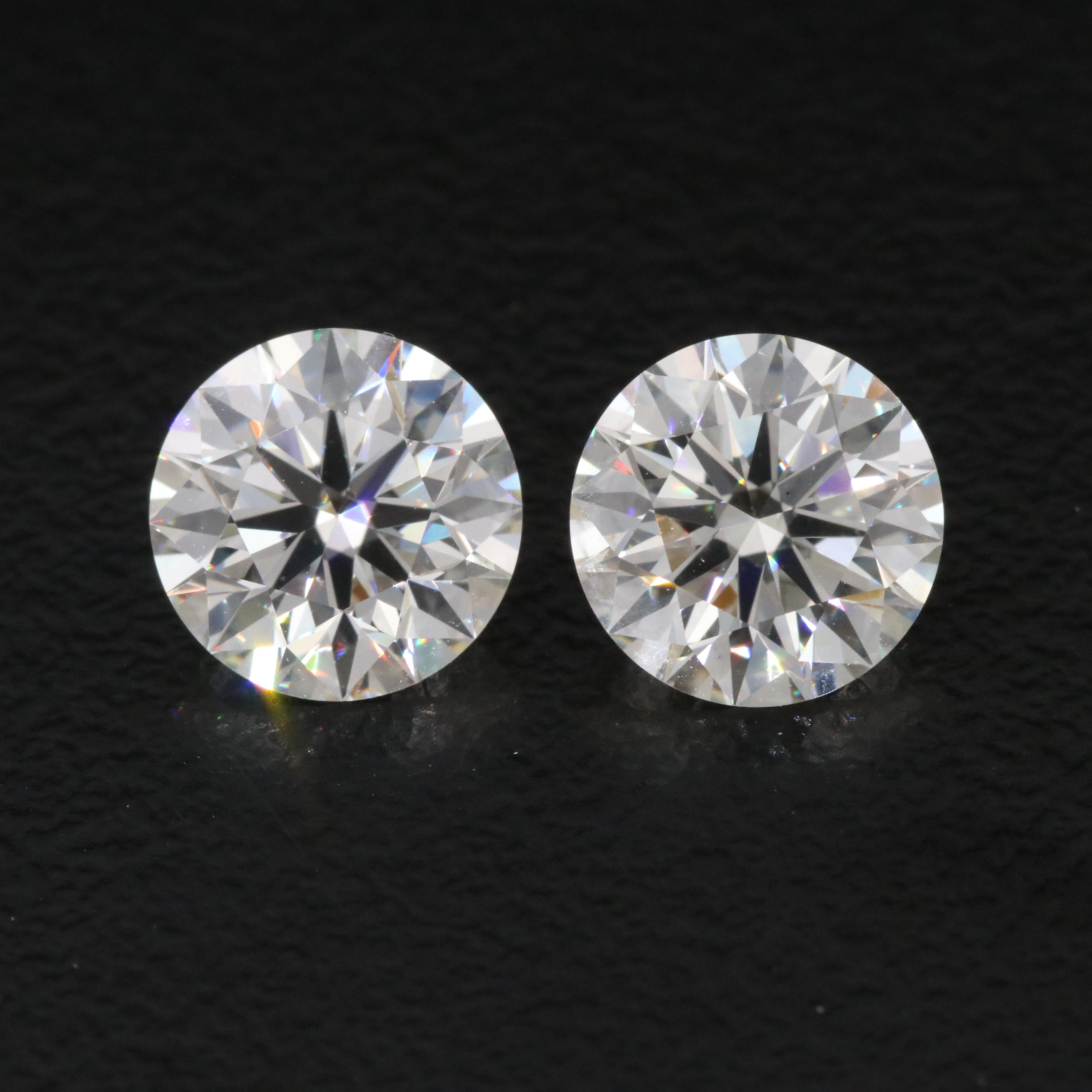 Loose 3.11 CTW Lab Grown Diamond Matched Pair